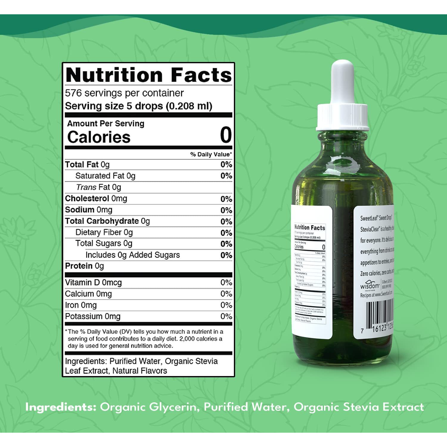 Sweetleaf Steviaclear Sweet Drops - Natural Stevia Liquid Sweetener, Pure Stevia Drops, No Bitter Aftertaste, Liquid Sugar Alternative, Zero Calorie, Keto, Non-Gmo Stevia, 4 Fl Oz (Pack Of 3)