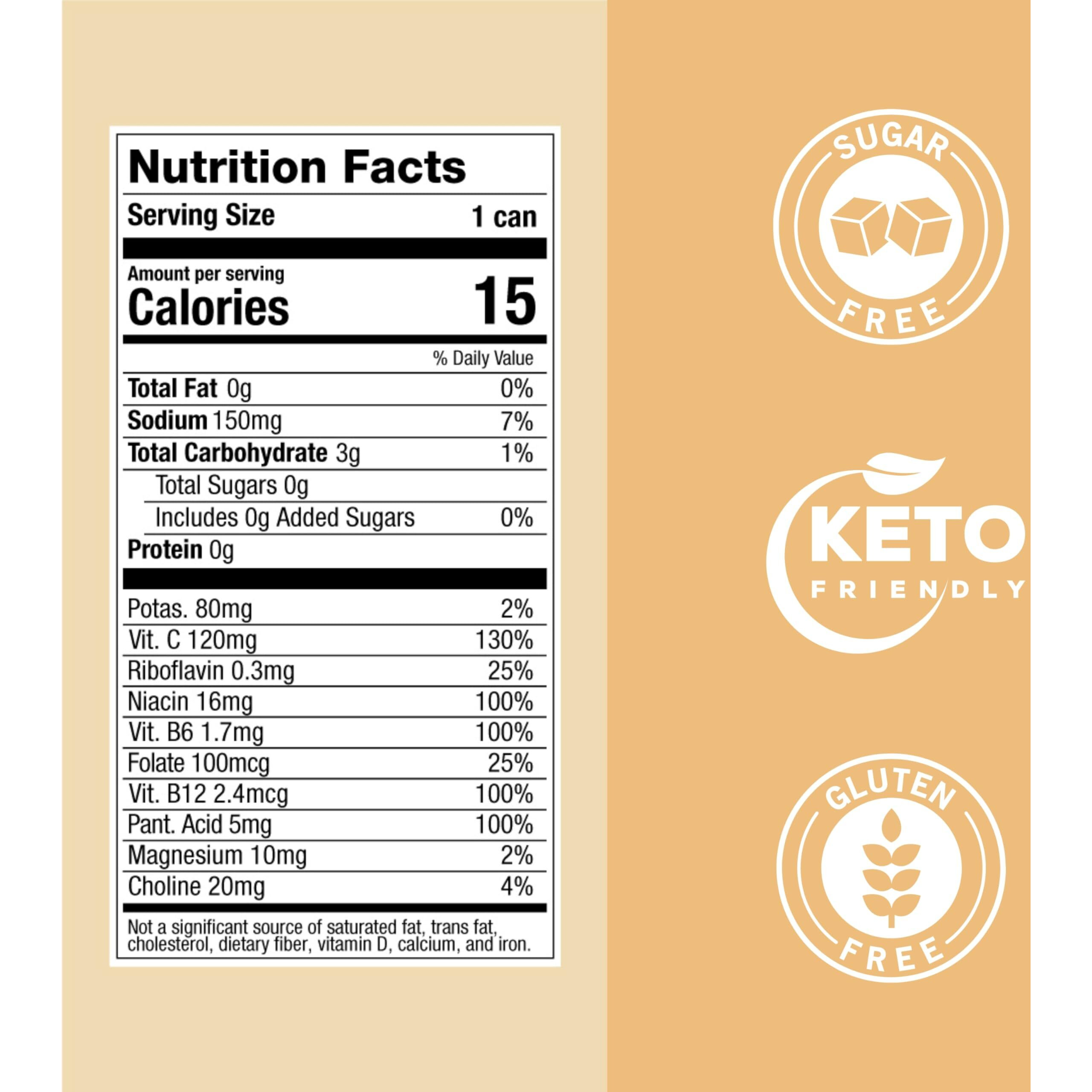 Zoa Zero Sugar Energy Drinks, Pineapple Coconut - Sugar Free With Electrolytes, Healthy Vitamin C, Amino Acids, Essential B-Vitamins, And Caffeine From Green Tea - 16 Fl Oz (12-Pack)