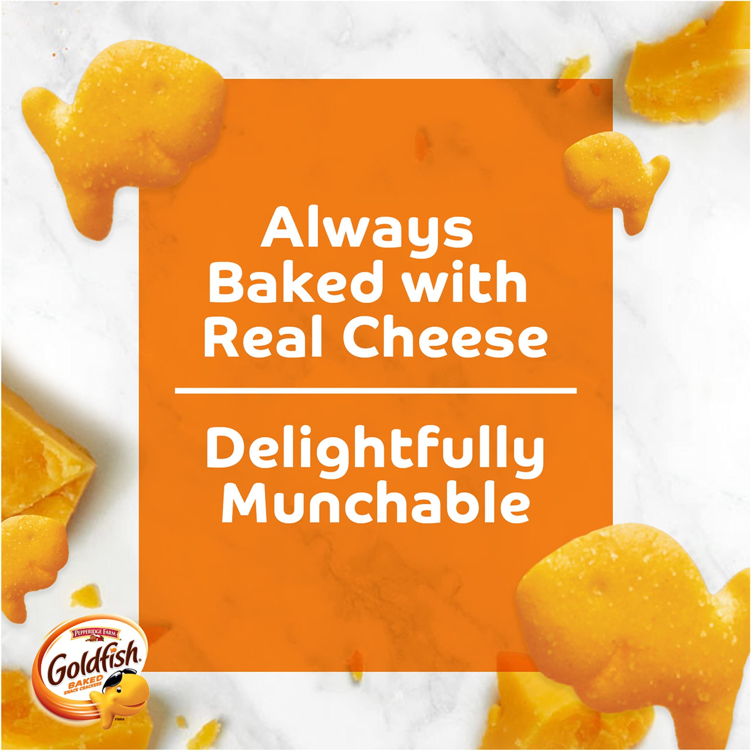 Goldfish Family Faves Crackers, Cheddar, Colors And Baby Crackers Snack Packs, 20-Ct Variety Pack