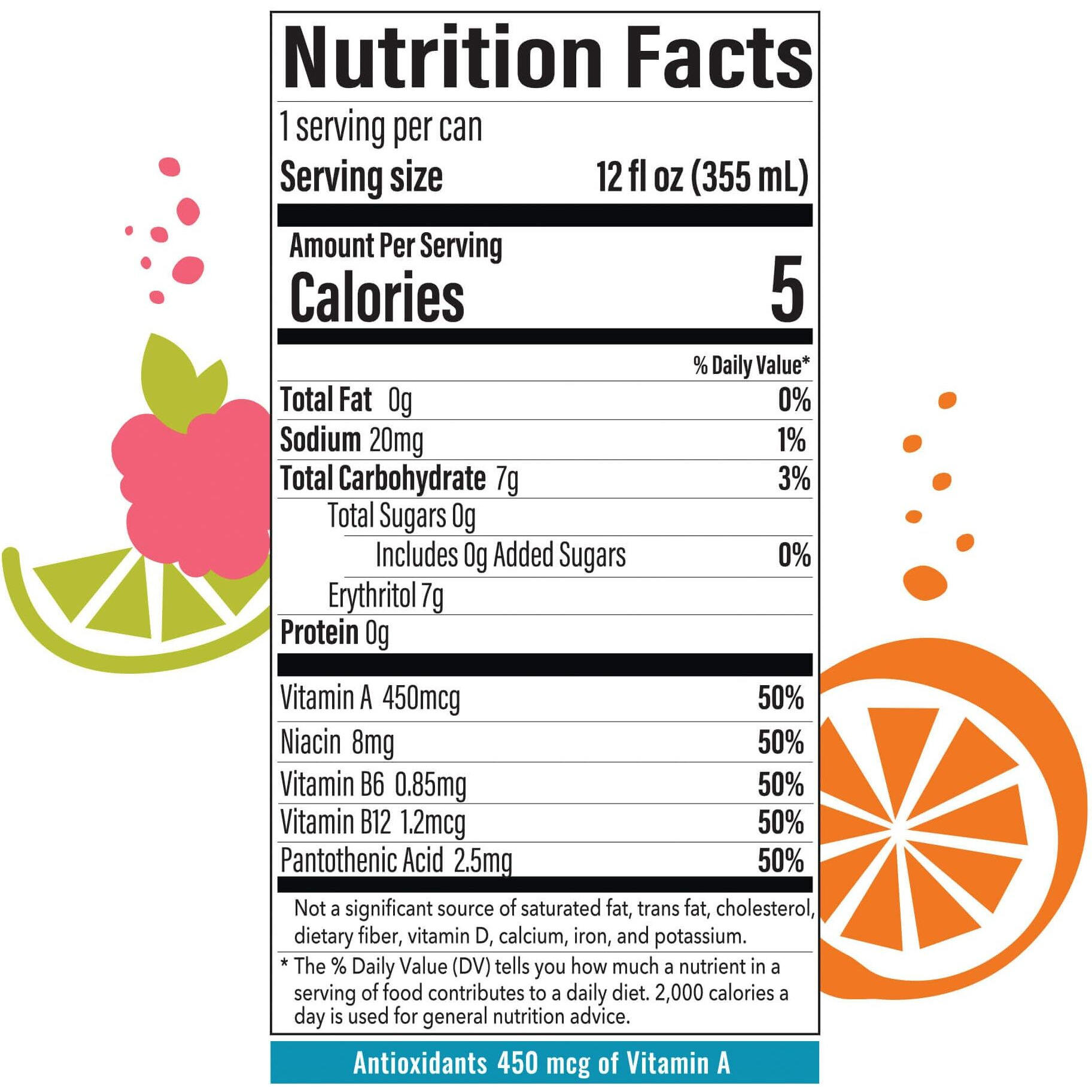 Bubbl'R Twisted Elix'R, Antioxidant Sparkling Water With Natural Caffeine, 0G Sugar, Gluten Free, All Natural Flavors, 12 Fl Oz Cans, 12 Count