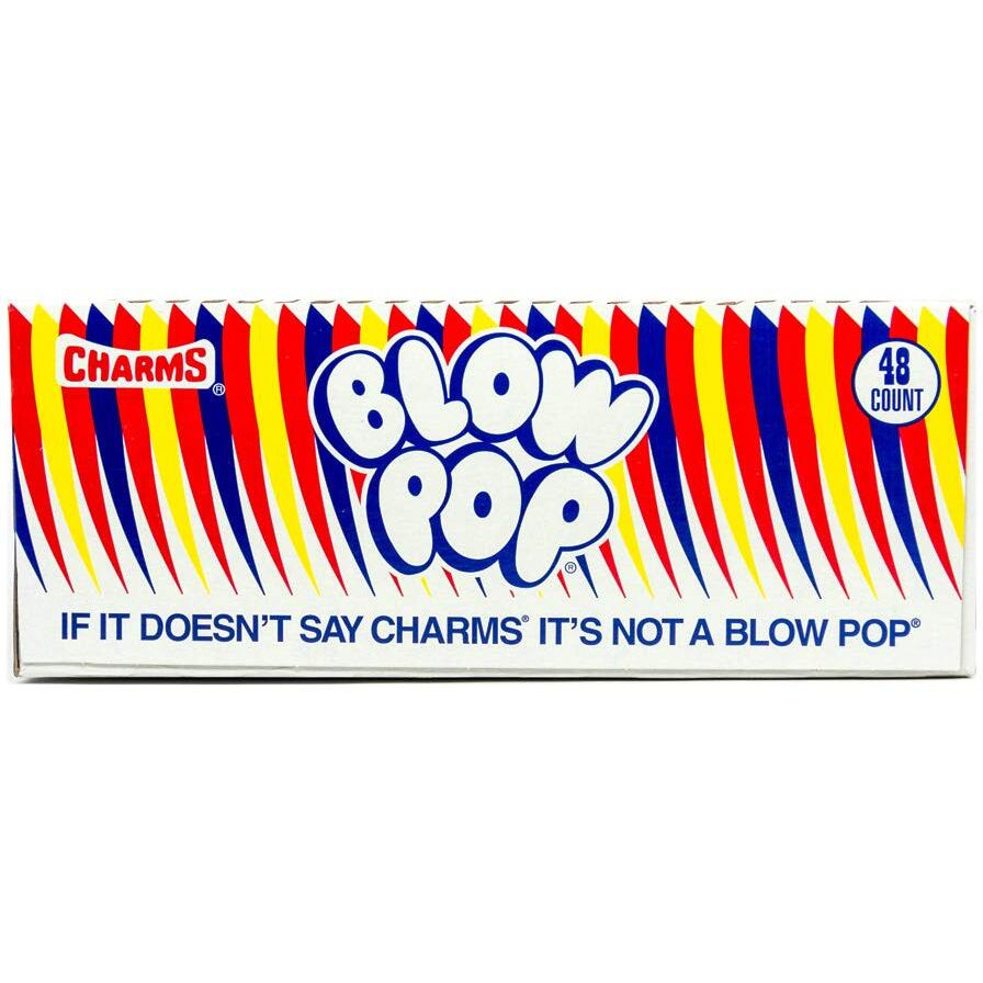 Charms Blow Pops, Flavor, Cherry, 48 Count (Pack Of 1)