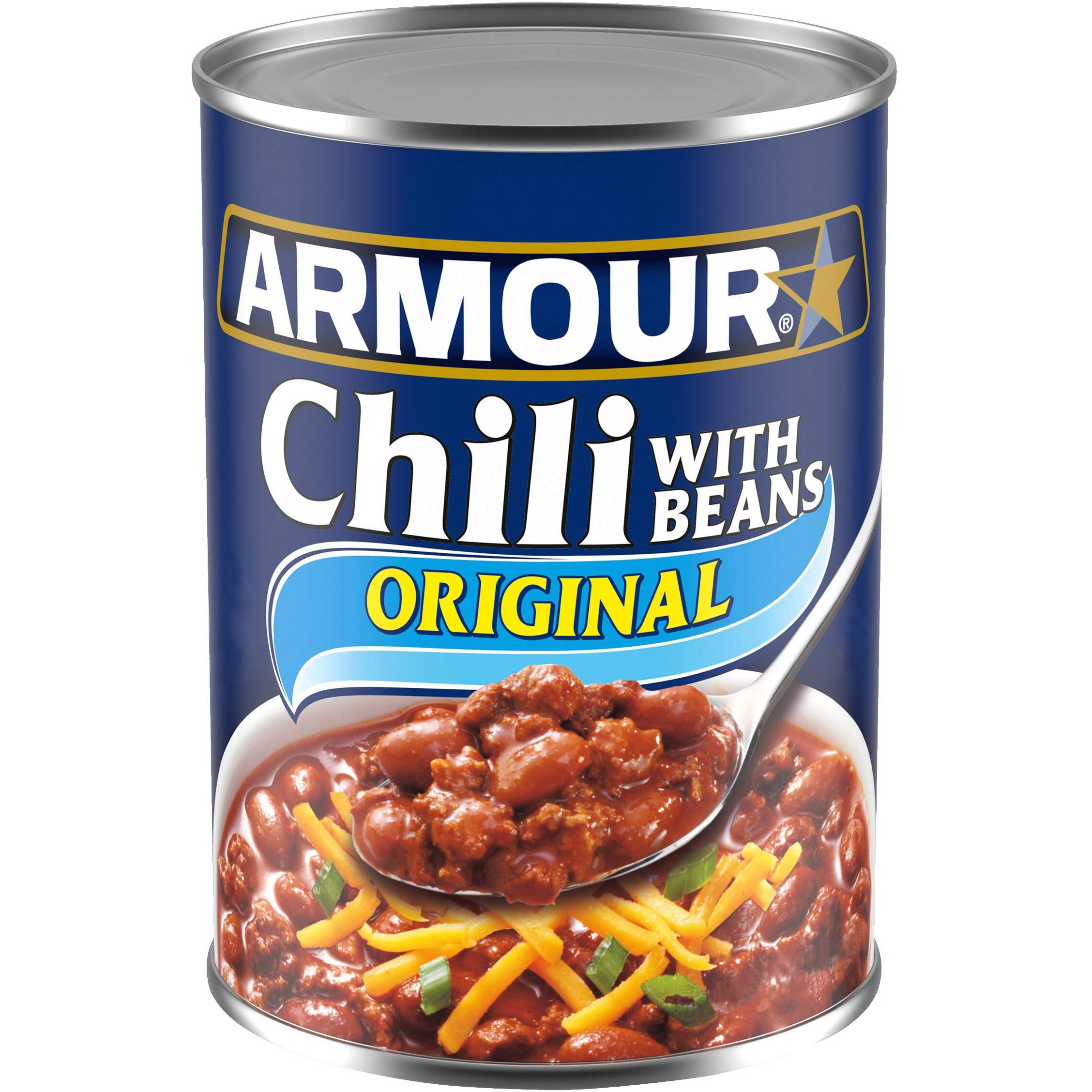 Armour Star Chili With Beans, Canned Food, 12 - 14 Oz Cans