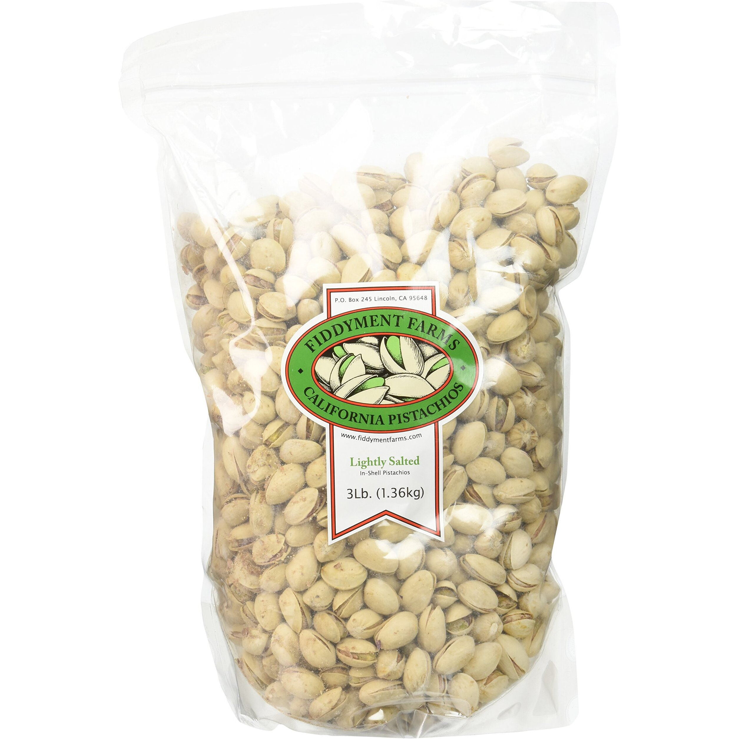 Fiddyment Farms 3 Lb Lightly Salted In-Shell Pistachios