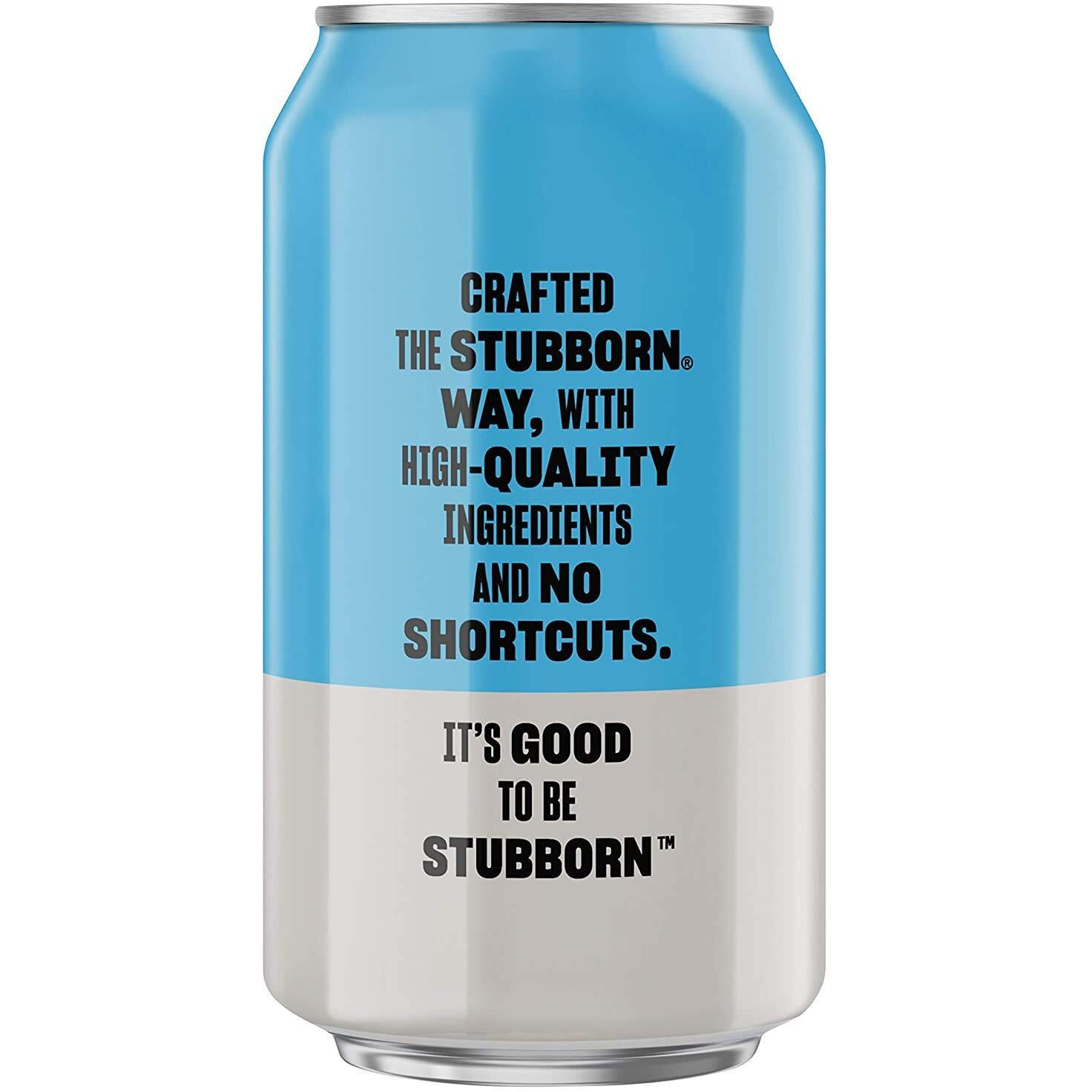 Stubborn Soda, Agave Vanilla Cream Soda, 12Oz Cans, 12 Fl Oz (Pack Of 12)