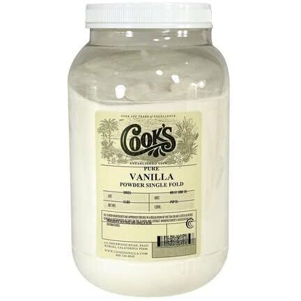 Cooks, Pure Vanilla Powder, Worlds Finest Gourmet Fresh Premium Vanilla, 5 Lb (80 Ounce)