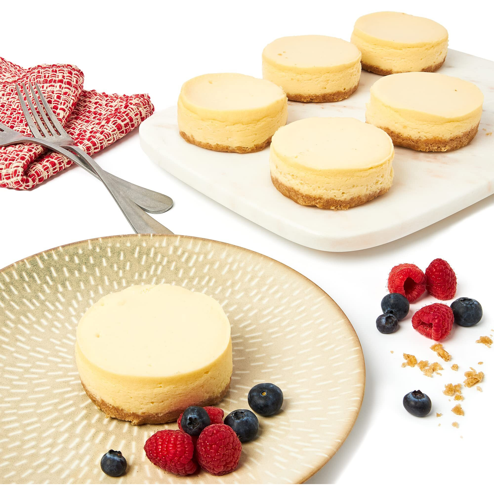 David's Cookies New York Mini Cheesecakes - Fresh Baked, Soft, And Delicious Gift Idea - Great For Sharing At Parties, Events, Or With Family And Friends (6Pcs)