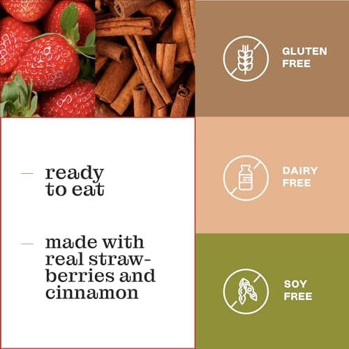 Katz Gluten Free Toaster Pastries. Strawberry. Gluten Free. Dairy Free, Nut Free, Peanut Free, Soy Free. Kosher Snacks. 8 Oz (Pack Of 8)