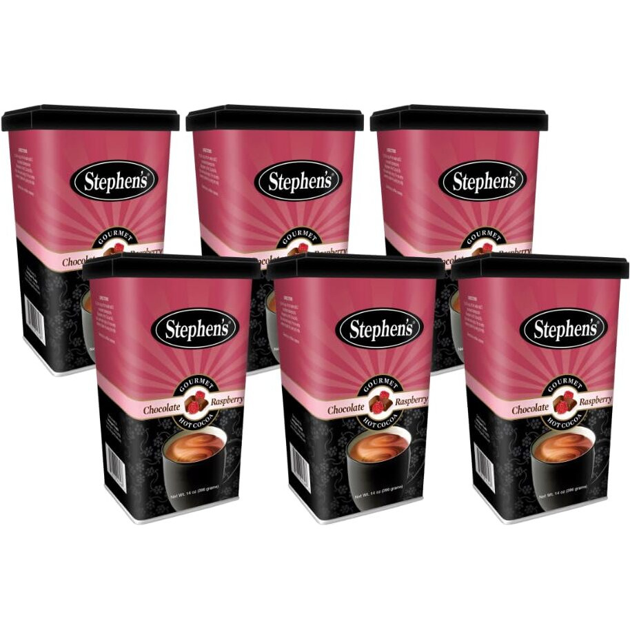 Stephen's Gourmet Hot Cocoa, Raspberry, 14 Oz (Pack Of 6)