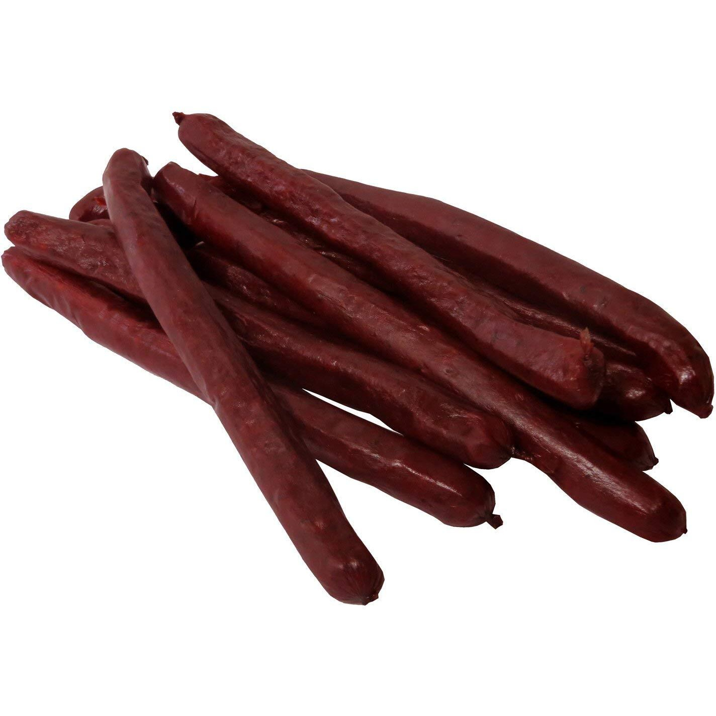 Buffalo Bills Bourbon Black Pepper Elk Exotic Game Sticks (15 Sticks Per Tub)