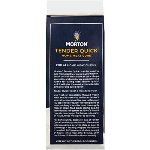 Morton Curing Salt, Tender Quick Home Meat Cure, 2 Pound