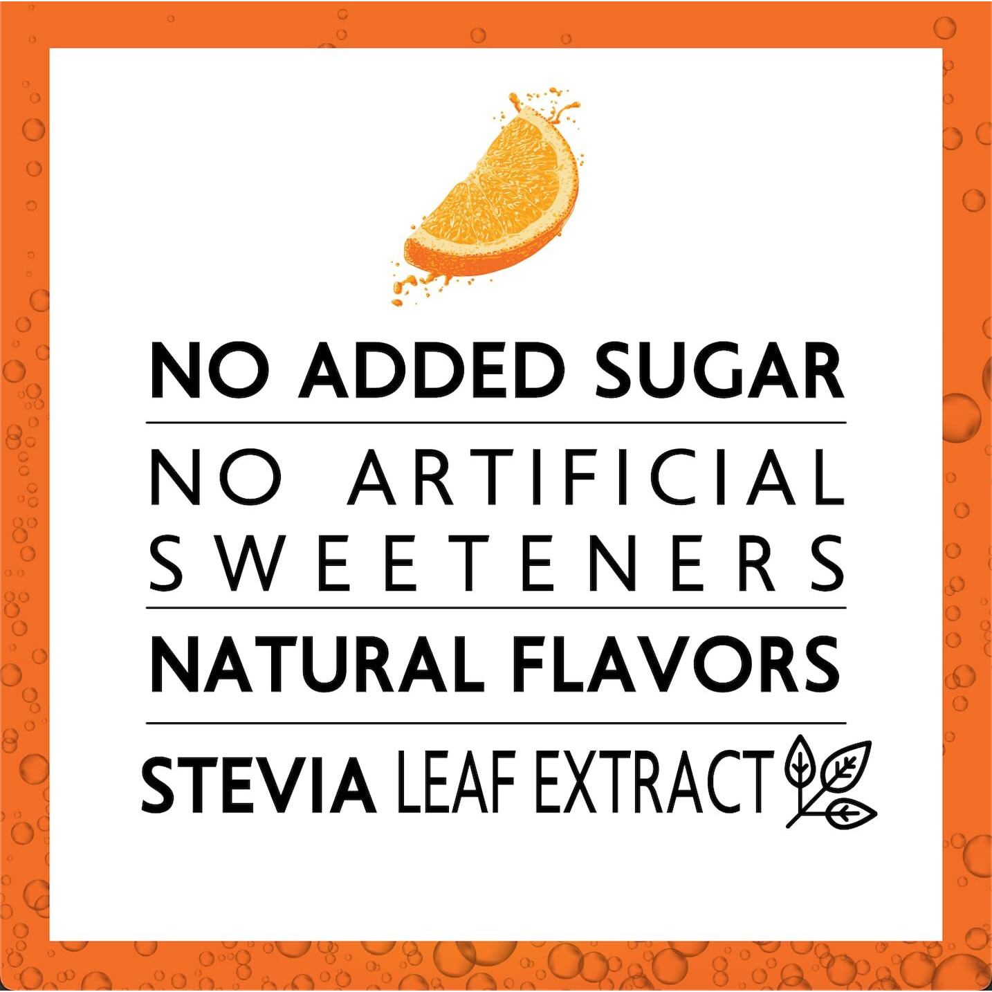 Green Orangeade - No Added Sugar, 10% Real Orange Juice, 20 Calories Per Can, Naturally Sweetened With 100% Stevia Leaf Extract, Carbonated Soda, 12 Fl Oz Each Can - Pack Of 12