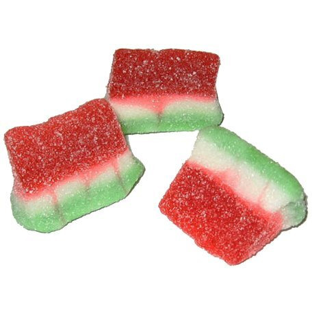 Kervan Candy Bebeto Watermelon Slices - Fruity, Soft, Sweet & Sour Gummy Candy Bulk For Kids, Gift Snacks And Parties - Watermelon Slice Gummies Big Party Size Bag (5 Lbs)