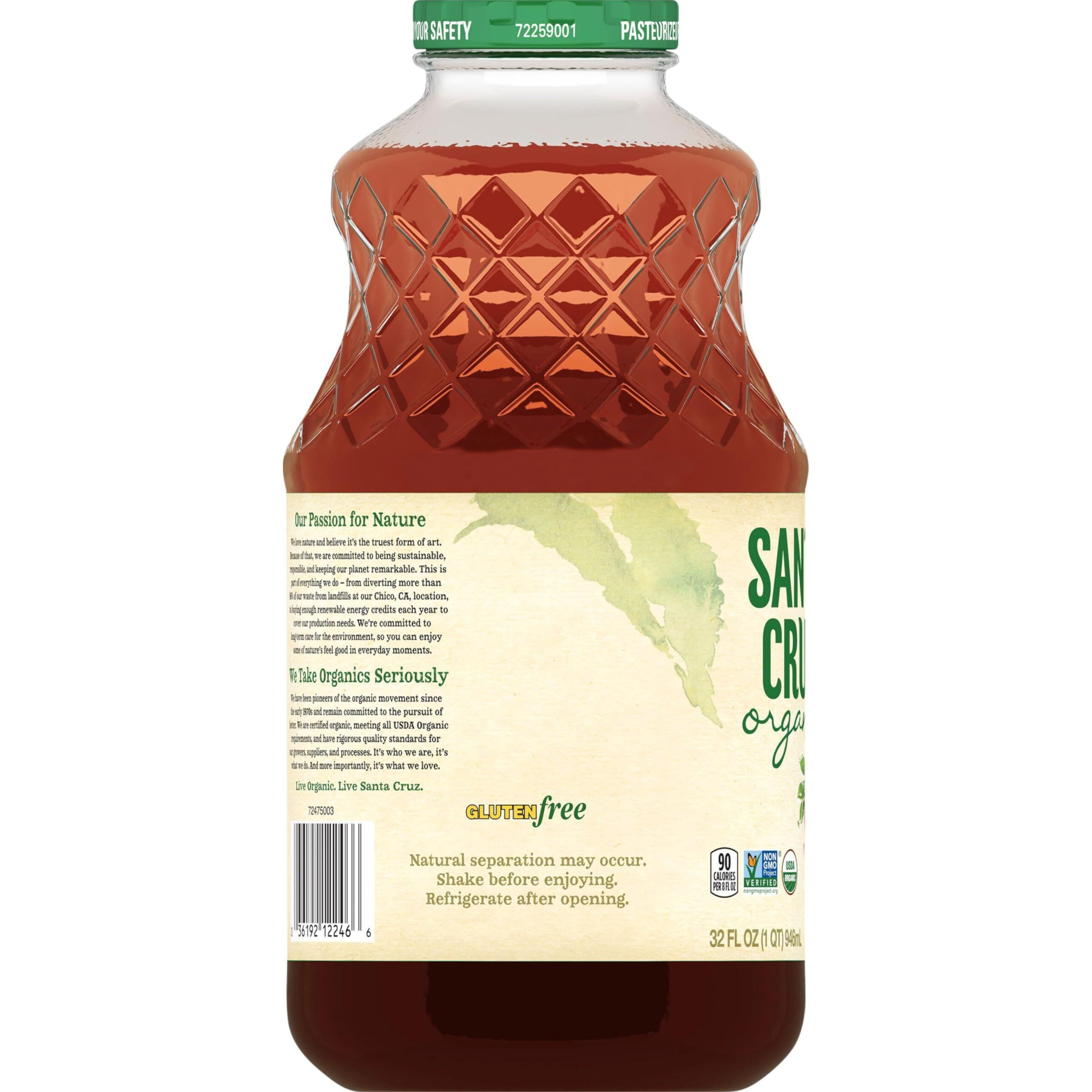 Santa Cruz Organic Strawberry Lemonade, 32 Fl Oz (Pack Of 12)