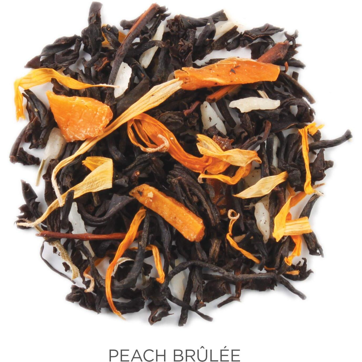 Tea Forte Black Tea, Peach Brulee, Loose Tea Canister