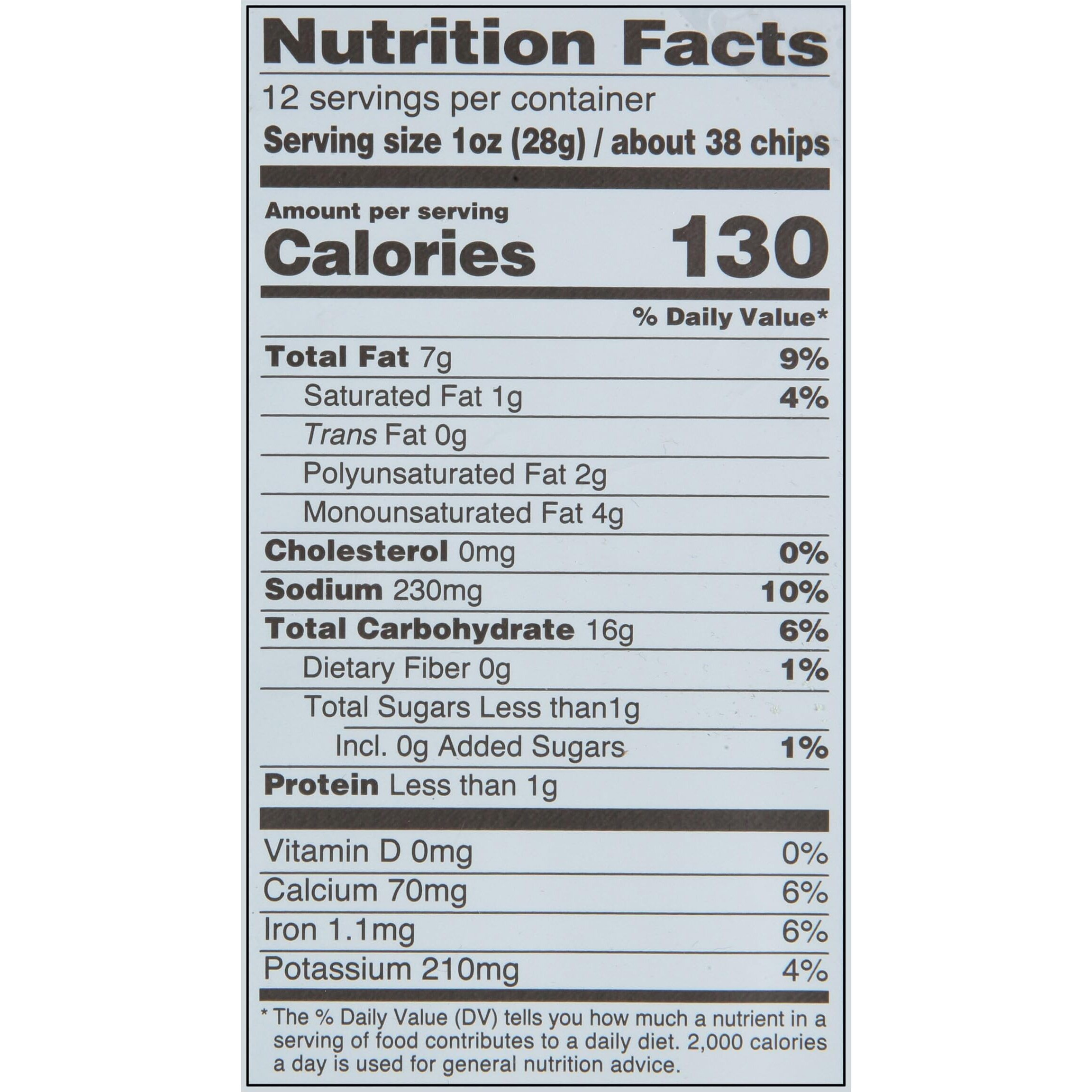 Sensible Portions Garden Veggie Sea Salt Wavy Chips, 12 Oz (Pack Of 8)