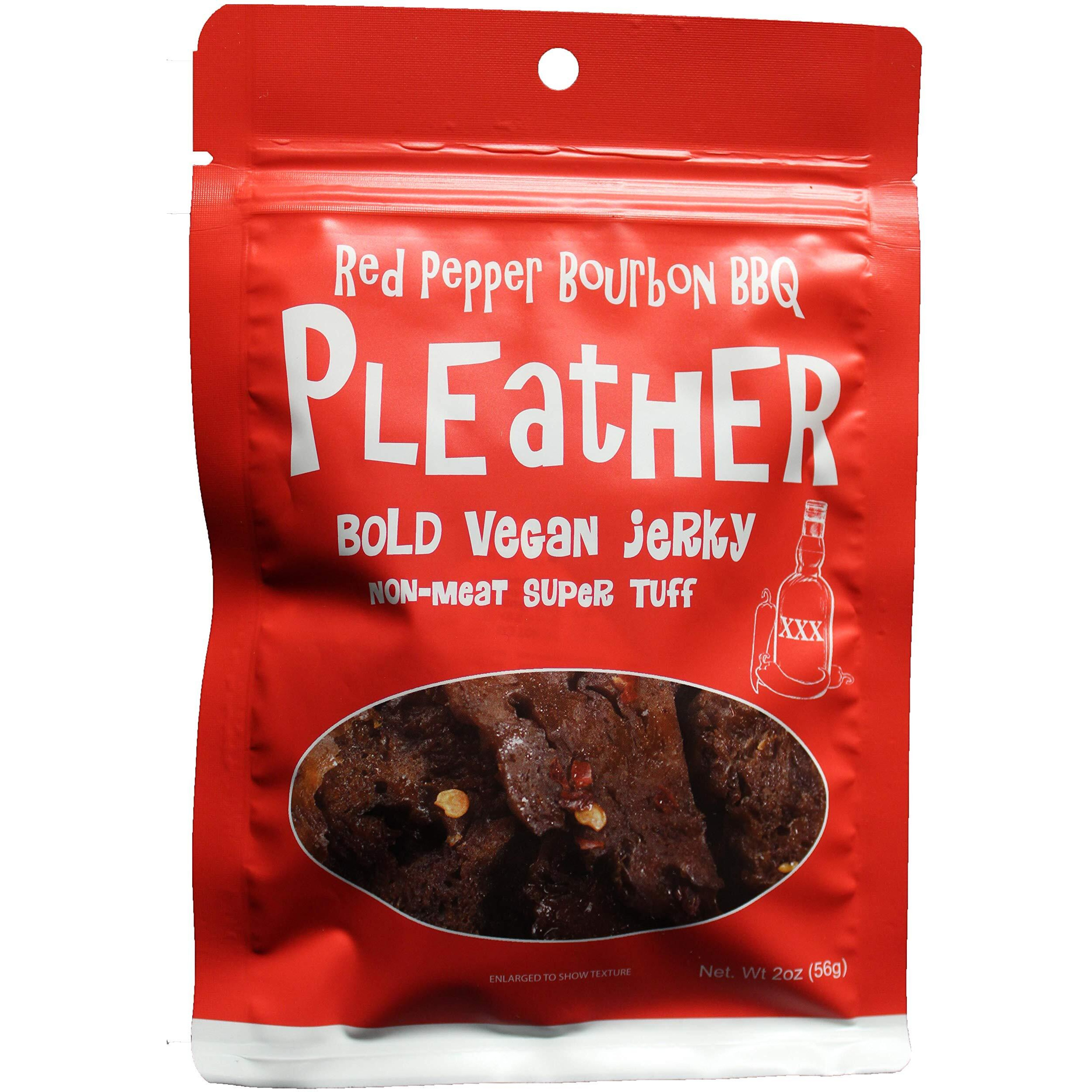 Red Pepper Bourbon Bbq Vegan Jerky - Bold Bbq Flavor - Made With Real Bourbon - Hand Made