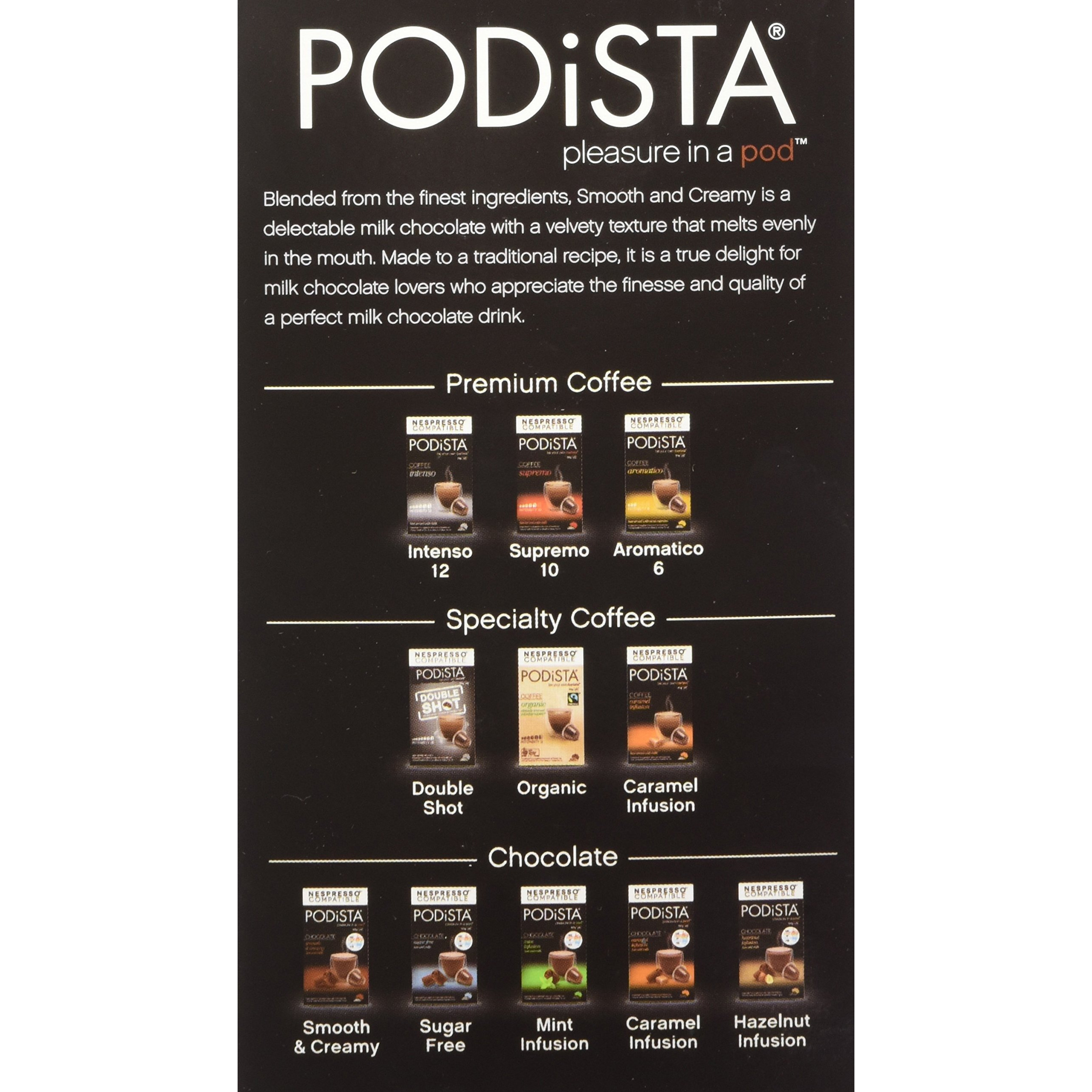 Hot Chocolate Original-Line Nespresso Compatible Capsules Hot Cocoa Pods - Smooth & Creamy - 10 Pod Package