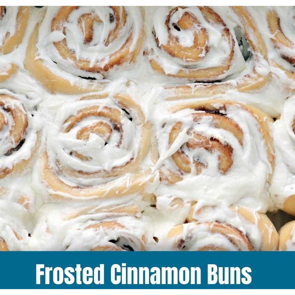 Door County Coffee Frosted Cinnamon Buns Flavored Coffee Ground | 10 Count Single Serve Cups | Medium Roast | 100% Specialty Arabica Coffee | Flavored Gourmet Coffee | Sweet Cinnamon Flavored Coffee