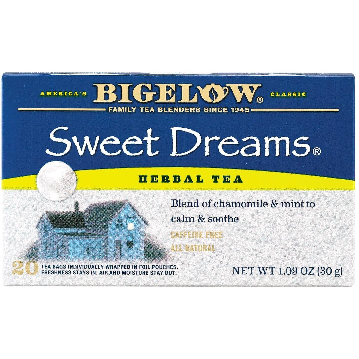 Bigelow Tea Sweet Dreams Herb Tea - Case Of 6 - 20 Bag
