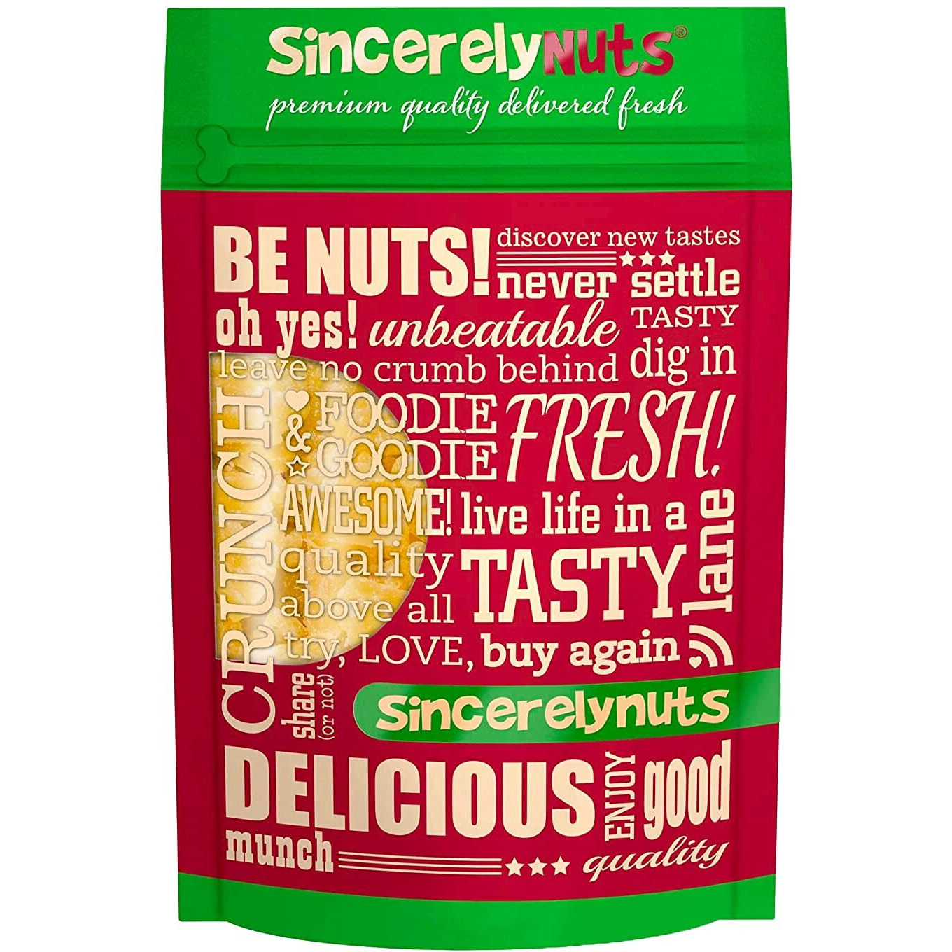 Sincerely Nuts - Dried Pineapple Chunks | Healthy Dehydrated Fruit Snack | Sweet Candied Chewy Tropical Pineapple Bits | Kosher, Vegan, Gluten Free 1 (Lb) Bag