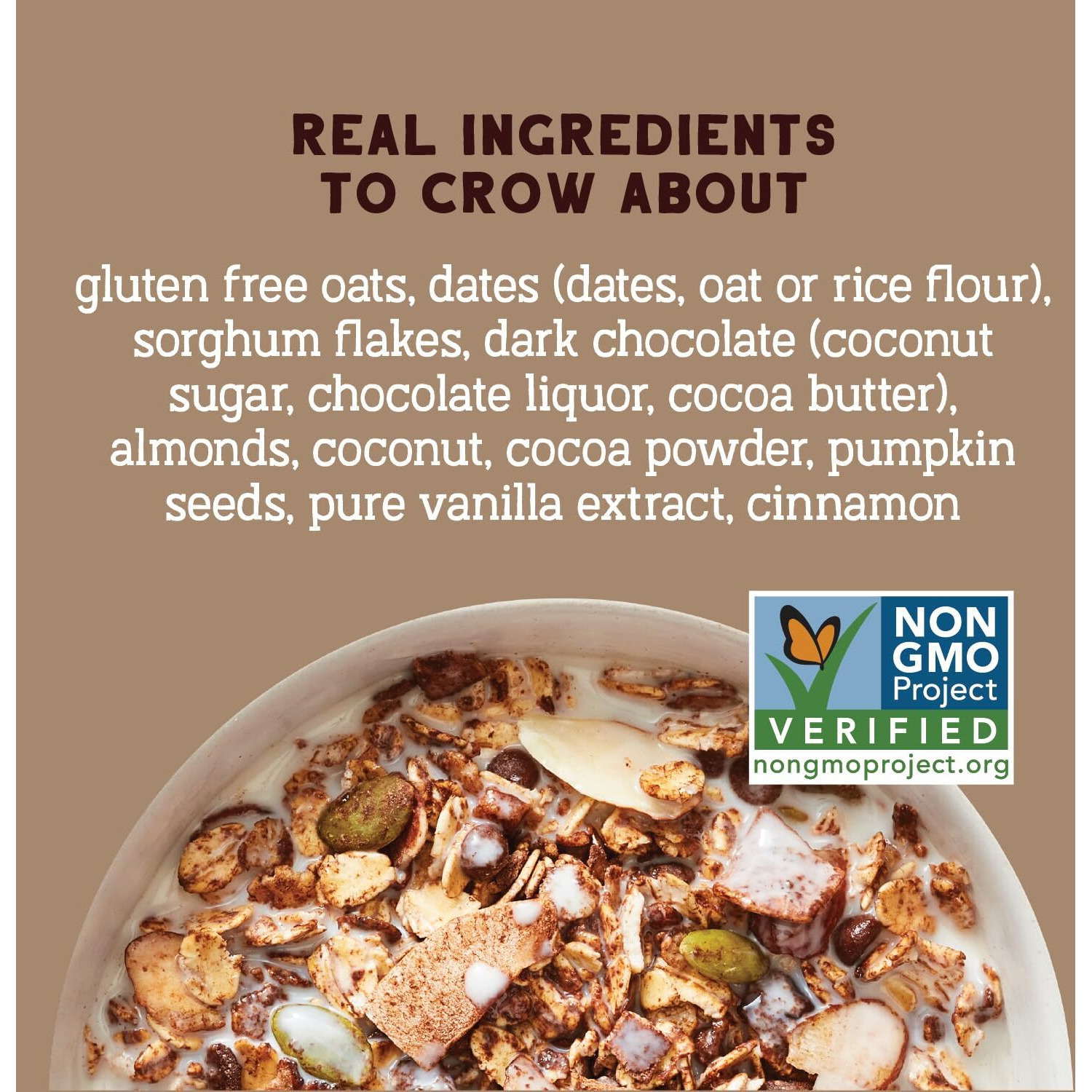 Seven Sundays Muesli Cereal, Early Riser Dark Chocolate Almond, 32 Oz (Pack Of 4), Gluten Free, Og Refined Sugar, Enjoy Warm, Cool Or As Overnight Oats