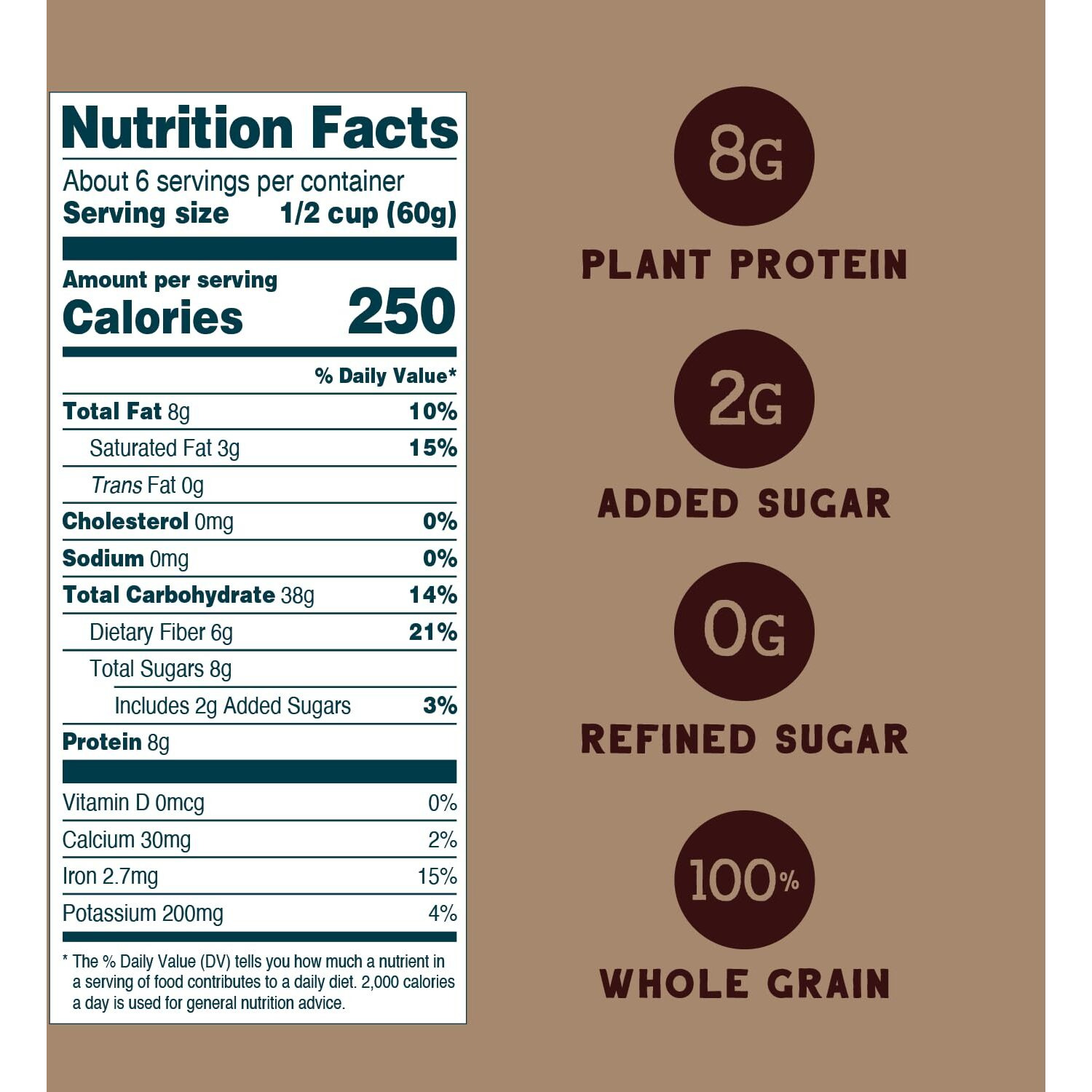 Seven Sundays Muesli Cereal, Early Riser Dark Chocolate Almond, 32 Oz (Pack Of 4), Gluten Free, Og Refined Sugar, Enjoy Warm, Cool Or As Overnight Oats