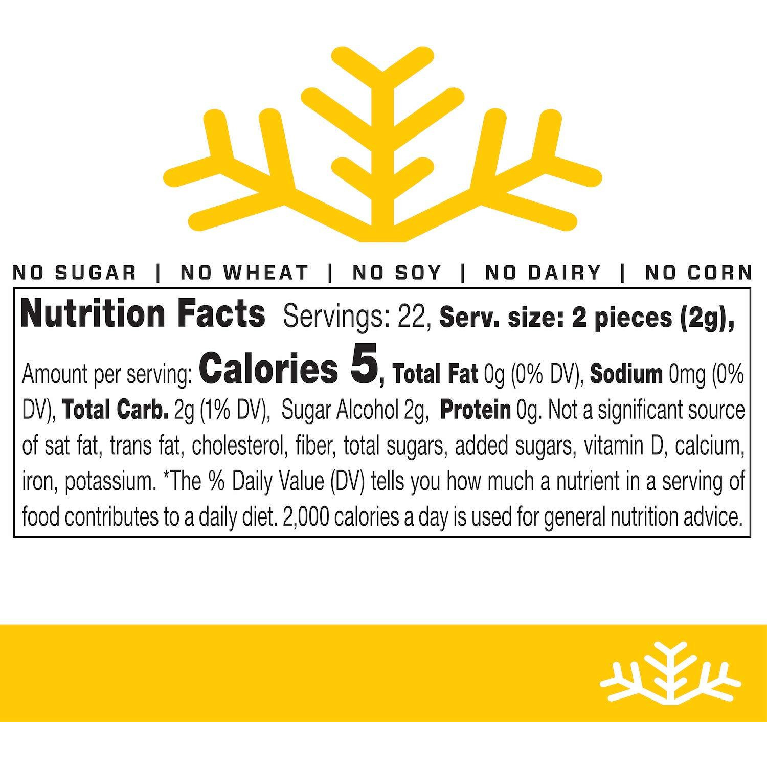 Lemon Xylitol Candy Chips (6-Pack) - Sn 1.5Oz Tins - Handcrafted W/Only 2 Ingredients | Diabetic-Friendly, Non-Gmo, Vegan, Keto, Gf & Kosher | Purest Sugar-Free Candy In The World