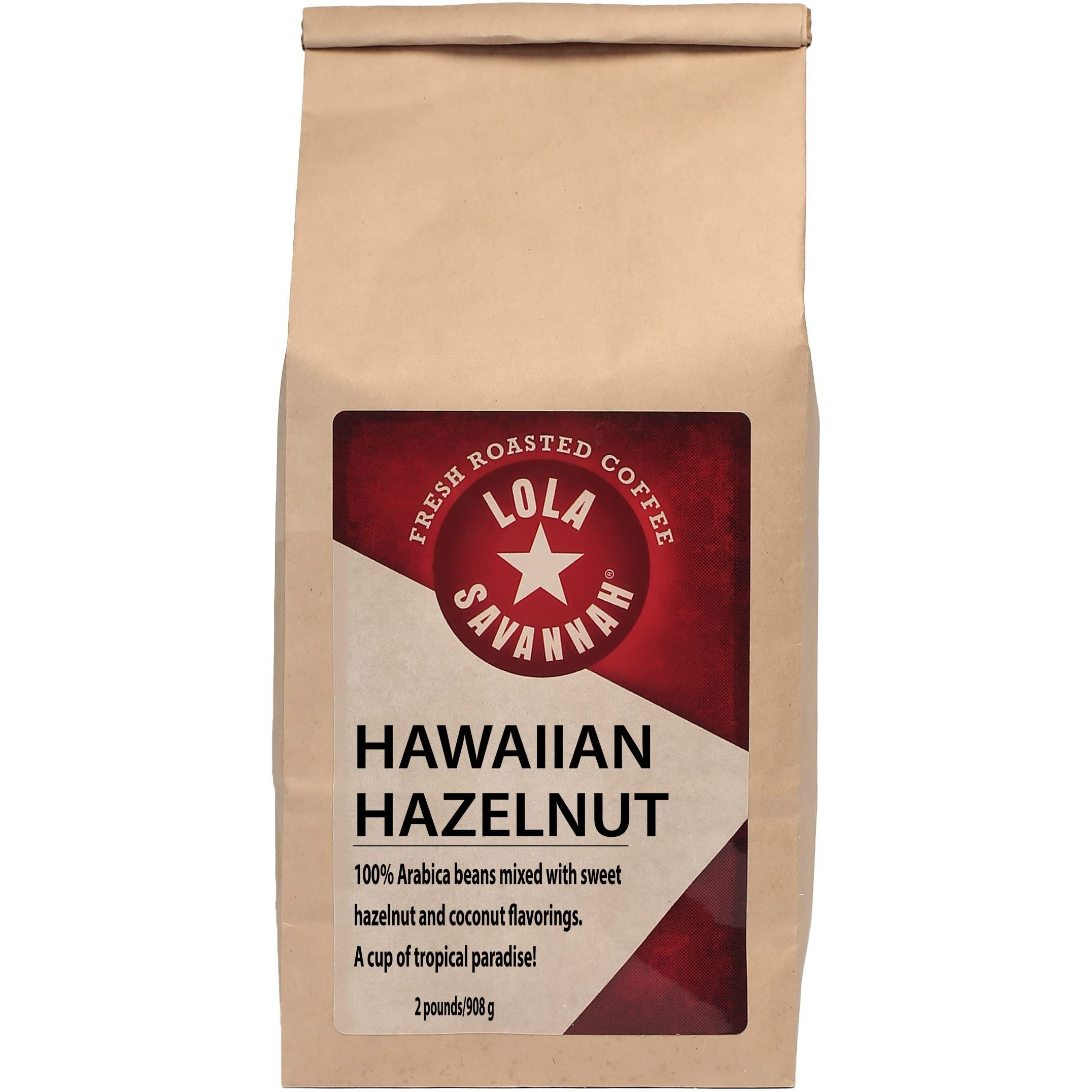 Lola Savannah Hawaiian Hazelnut Ground Caffeinated Coffee, 2Lb