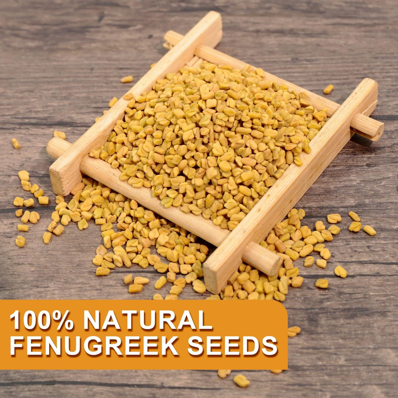 Fullchea - Fenugreek Seed Tea Bags, 40 Teabags, 3G/Bag - Premium Whole Fenugreek Methi Seeds - Non-Gmo - Caffeine-Free - Support Digestion