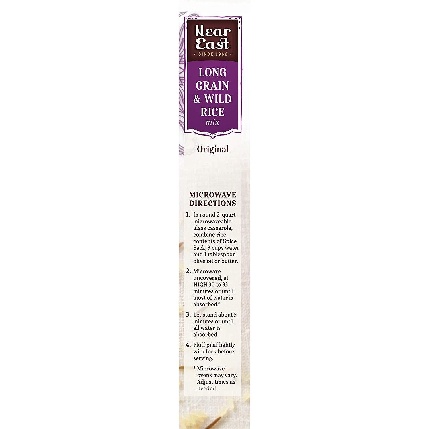 Near East, Long Grain & Wild Rice Mix, Original, 6Oz Box (Pack Of 6)