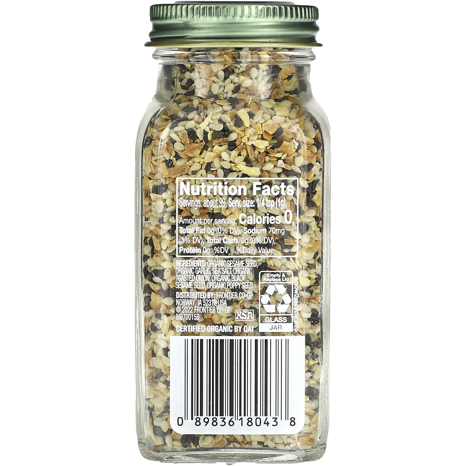Simply Organic Organic Everything Spice Blend, 3.49 Oz