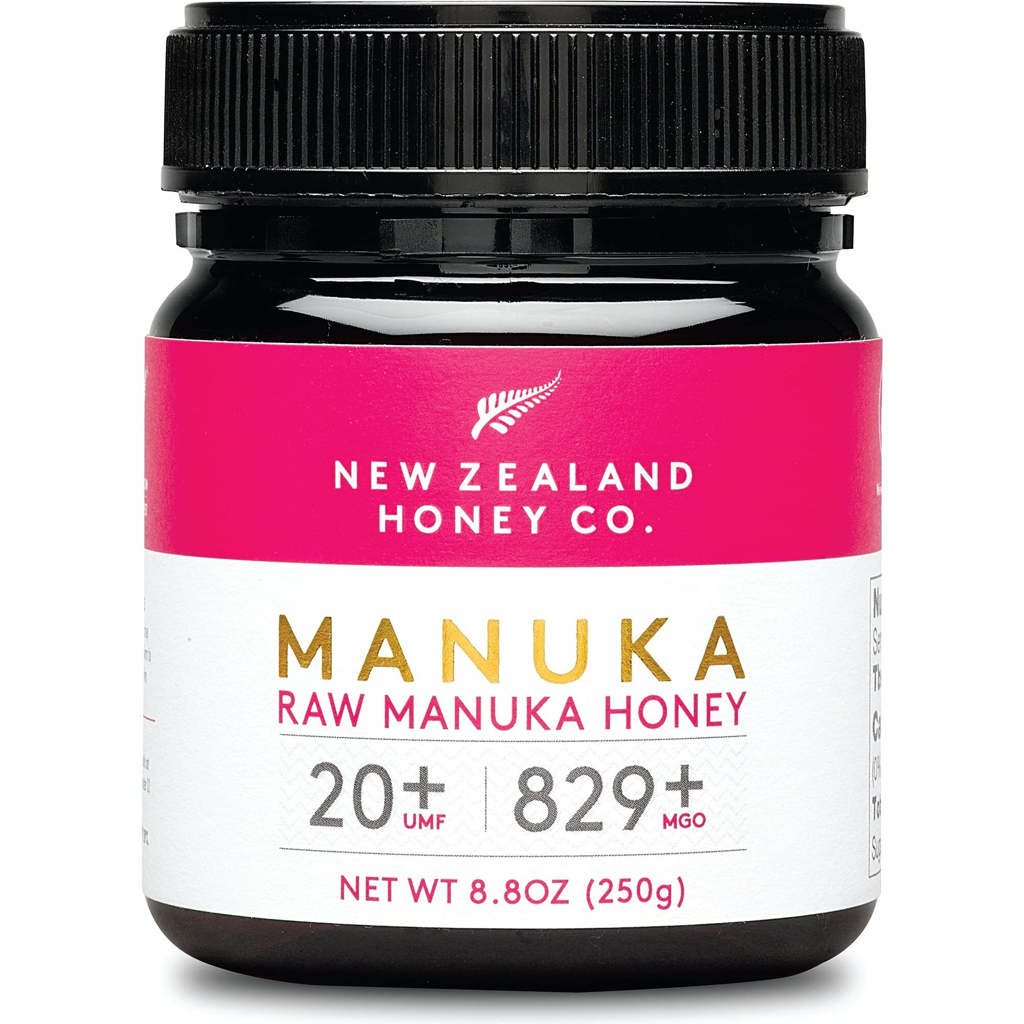 New Zealand Honey Co. Raw Manuka Honey Umf 20+ | Mgo 829+, Umf Certified / 8.8Oz