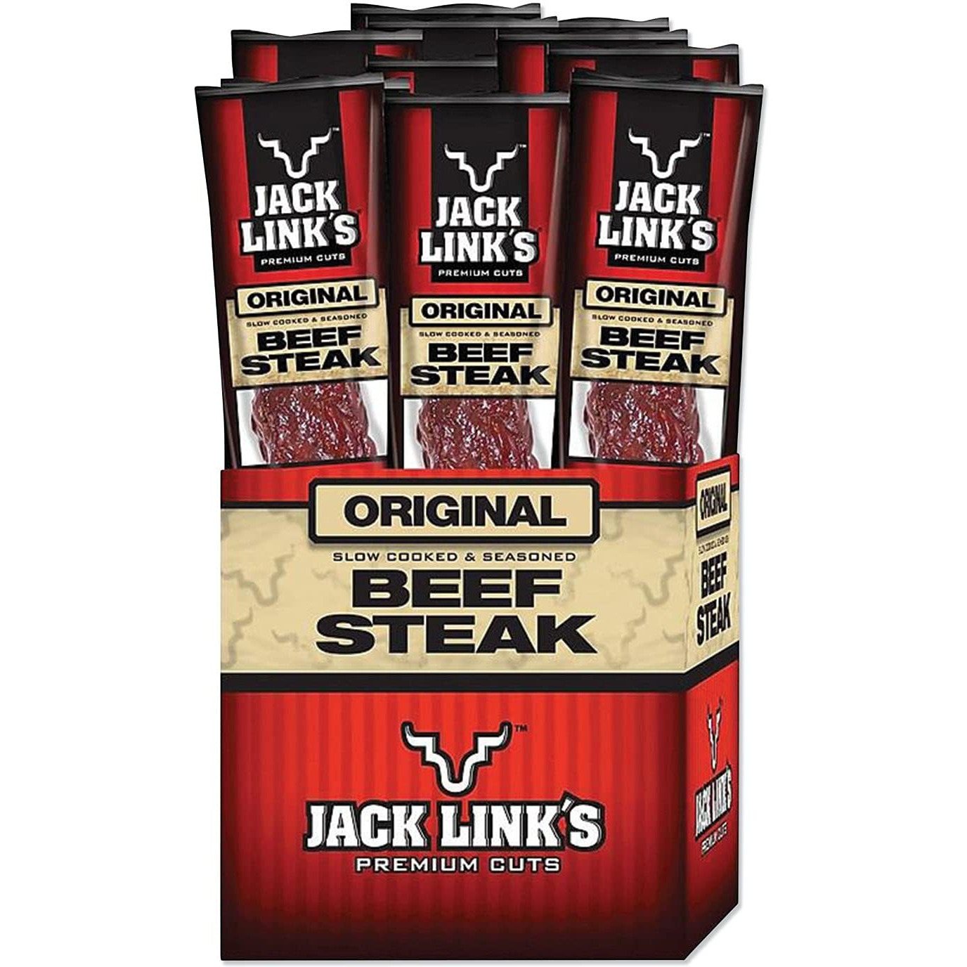 Jack Link's 324854 Jack Link's Beef Steak Original 1 Oz. 12/Box