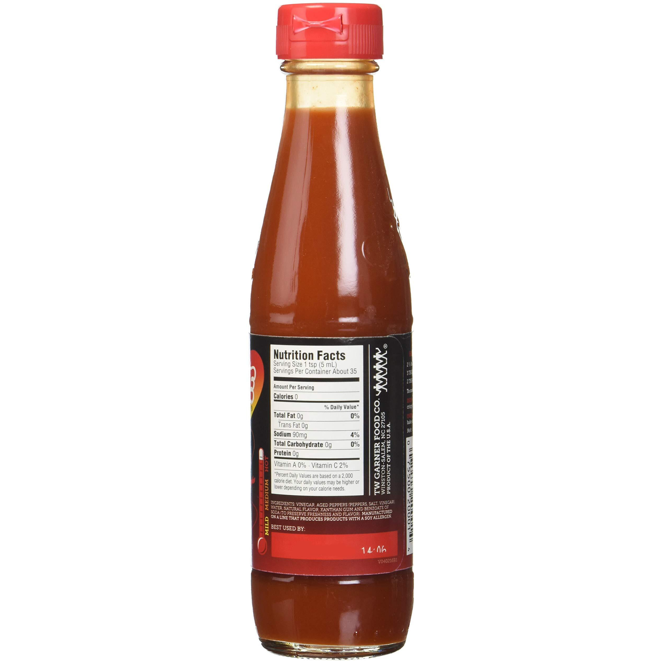 Texas Pete Hotter Hot Sauce, 6 Ounce (4 Bottles)