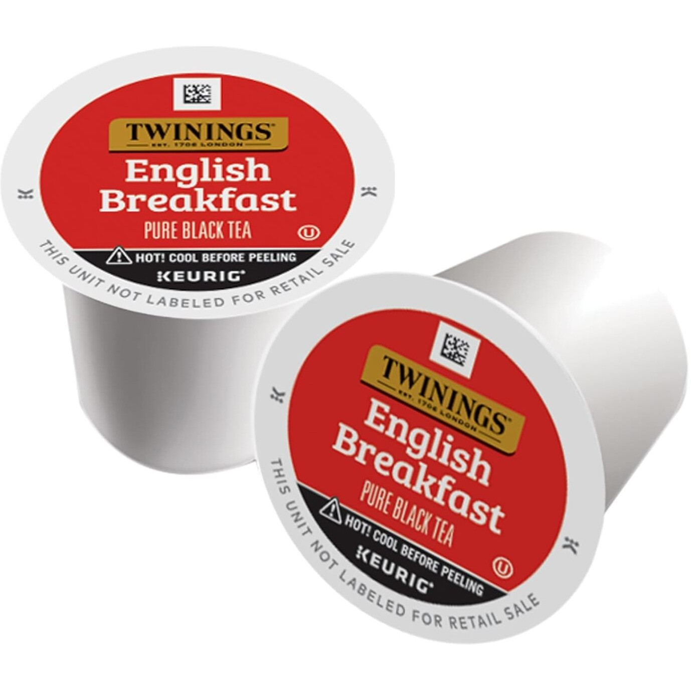 Twinings English Breakfast Black Tea K-Cup Pods For Keurig, 24 Count (Pack Of 2), Smooth, Flavourful, Robust, Caffeinated, Enjoy Hot Or Iced
