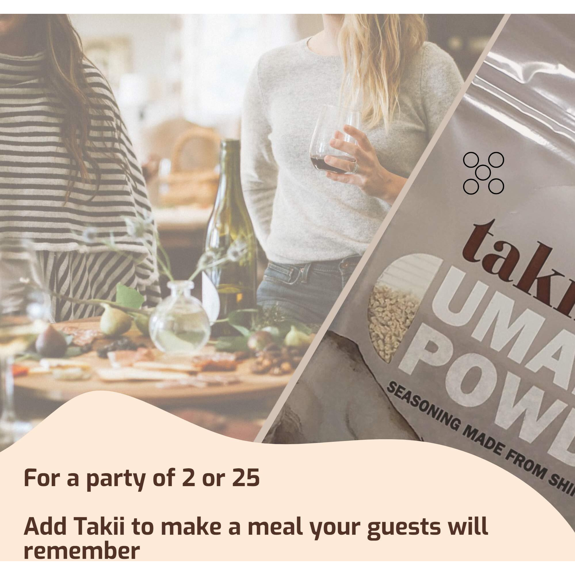 Takii Umami Powder, Made From Shiitake Mushrooms, Add Instant Flavor And Depth To All Your Favorite Dishes (1 Pack - 3.5 Ounce Pouch)