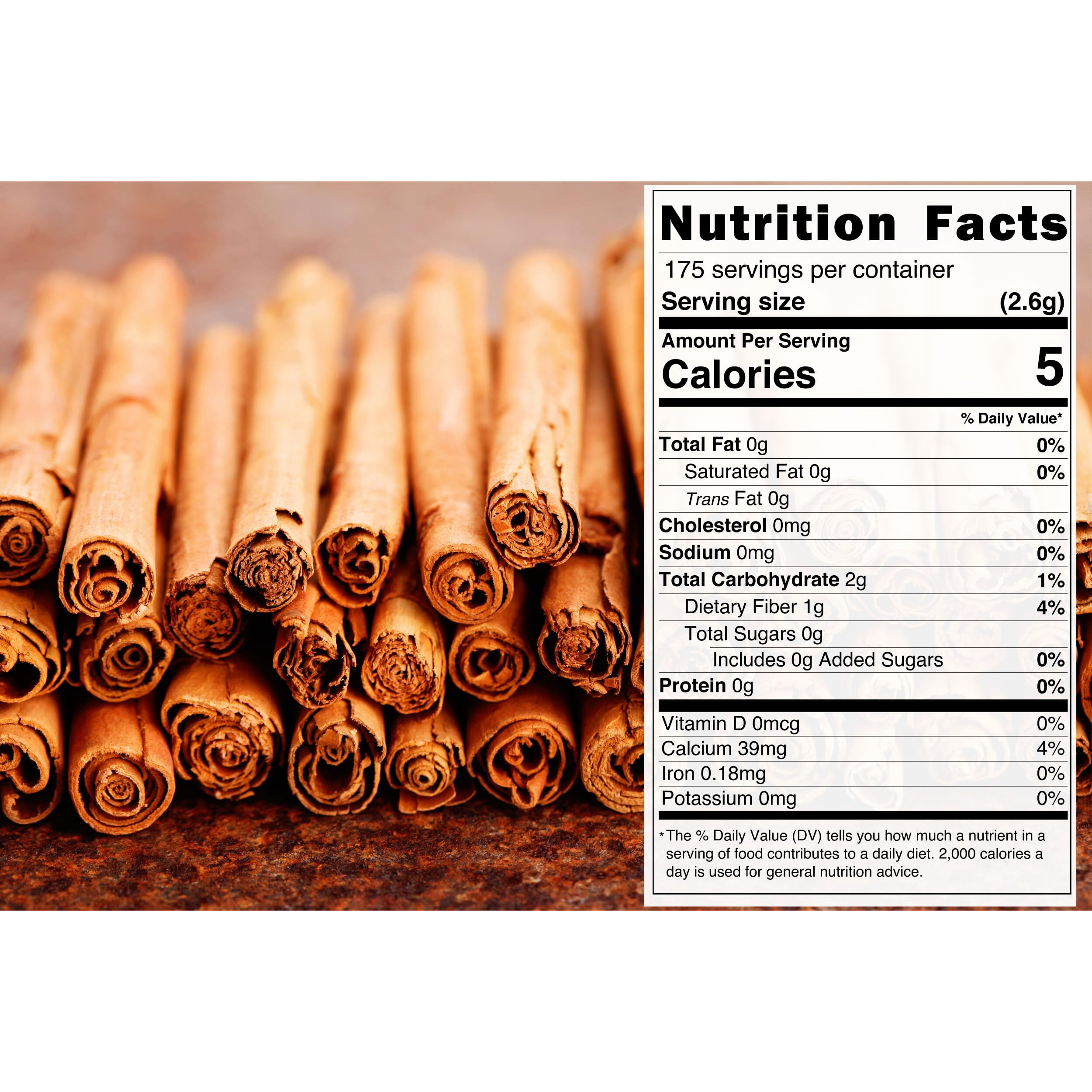 Viva Doria Organic Ceylon Cinnamon Sticks, 5'' Cut, Alba Grade, True Cinnamon, 16 Oz, | 70-75 Sticks | 100% Raw From Sri Lanka