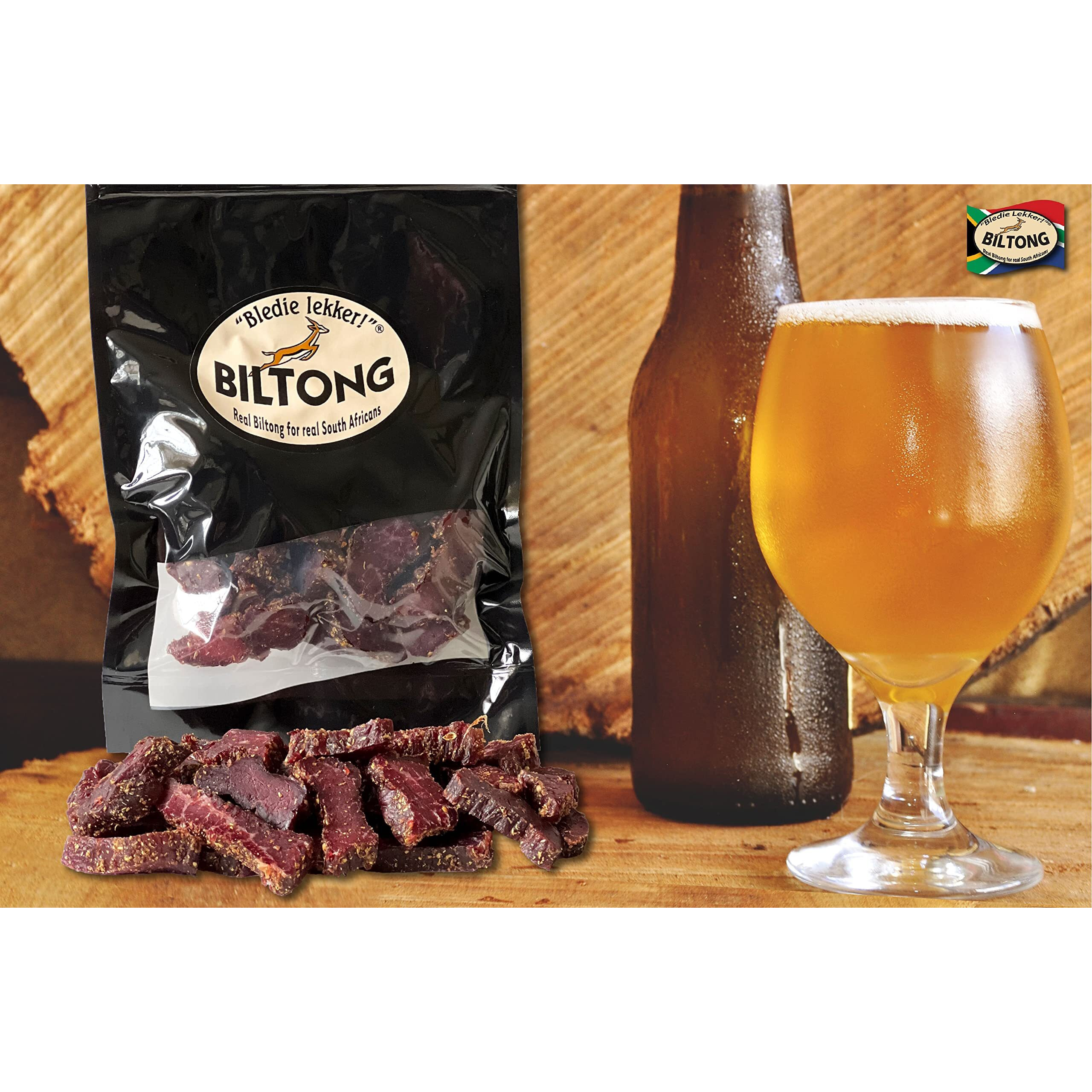 Bledie Lekker Biltong Chunks 8Oz