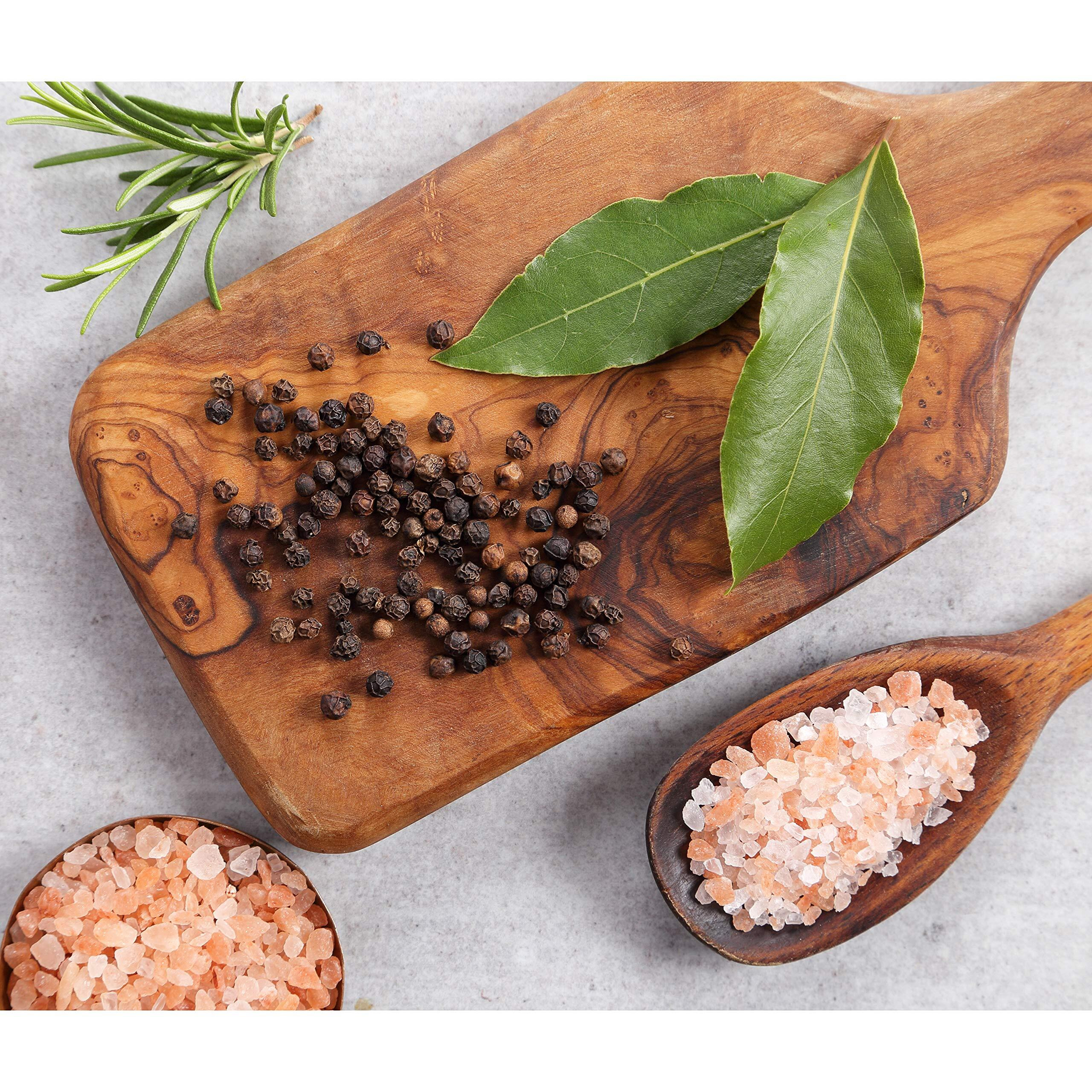 Cerez Pazari Whole Black Peppercorns 12Oz, Himalayan Pink Salt (Coarse Grain) 2 Lbs, Premium Quality, Freshly Packed For Grinder Refill, Resealable Bulk Bag, Non-Gmo And Gluten Free