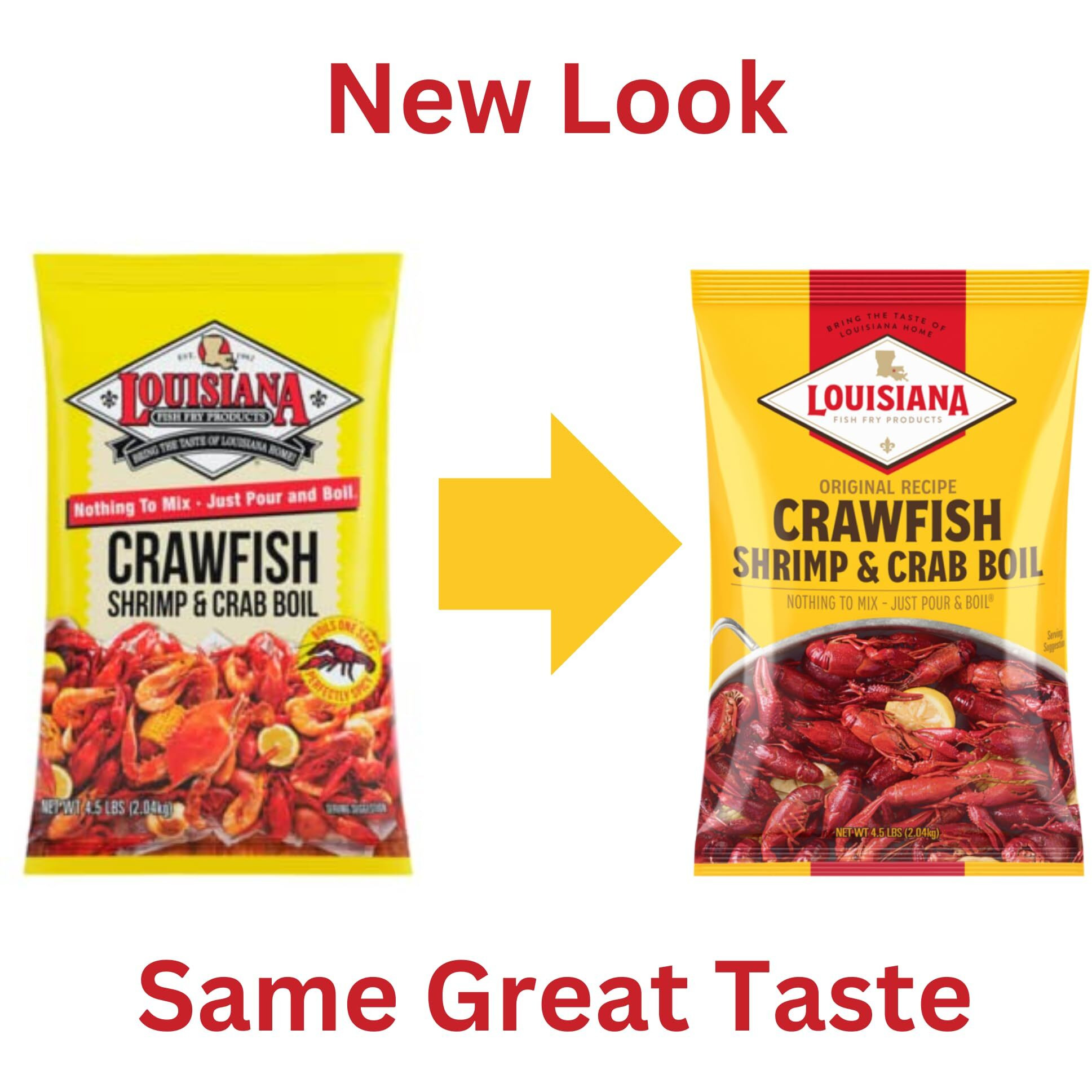 Louisiana Fish Fry Products Crawfish, Shrimp & Crab Boil Seasoning Bundle - 4.5 Lbs Powder Boil And 16 Oz Bottle Of Concentrated Liquid Boil - Spicy, Delicious, And Low Salt Cajun Seasoning