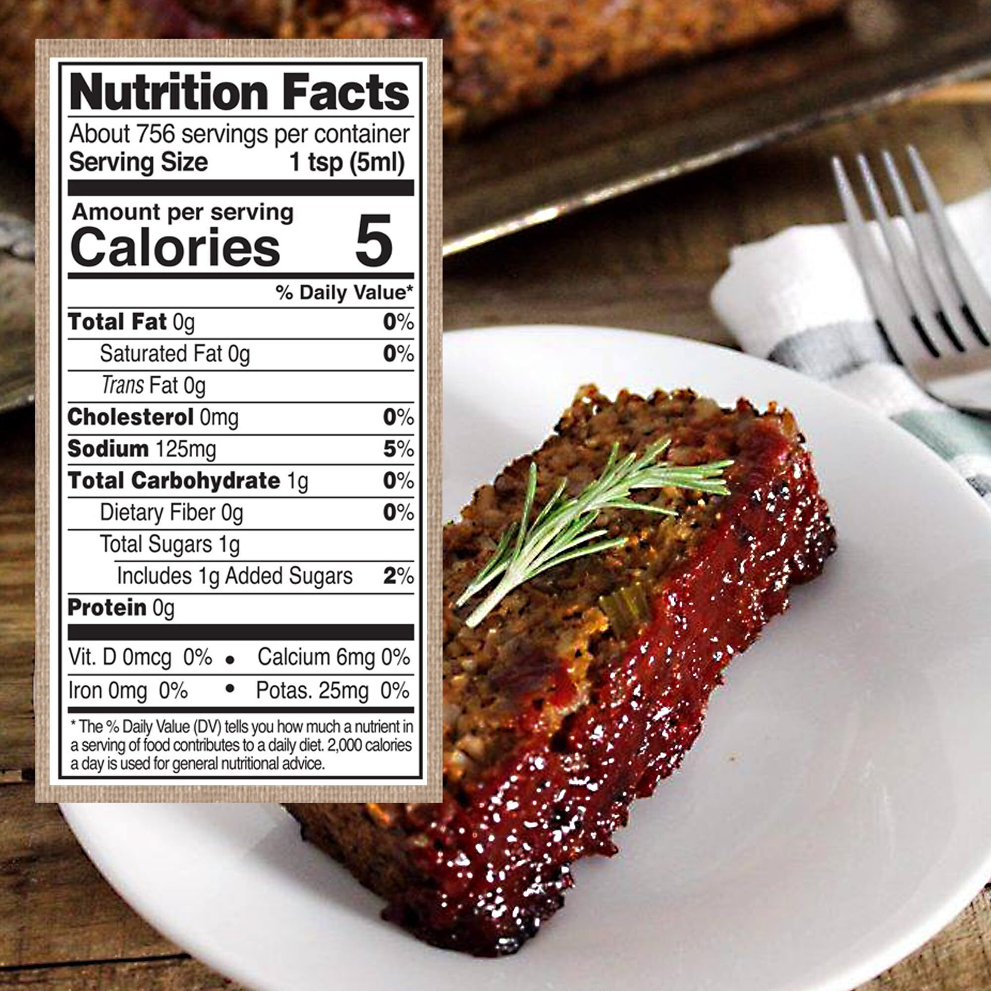 The Wizard's Sauces, Organic Gluten Free Vegan Worcestershire Sauce, Food Service Size, 128 Ounce Bottle