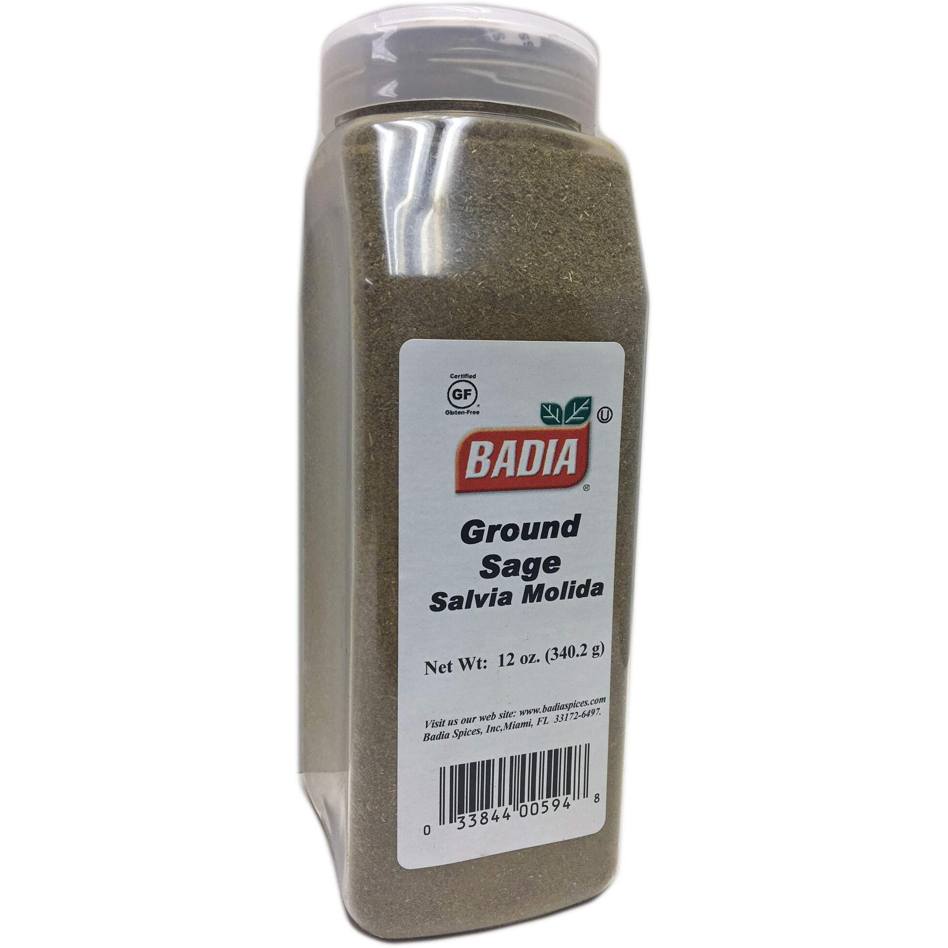 12 Oz Bottle Sage Ground Powder/Salvia Molida En Polvo Kosher