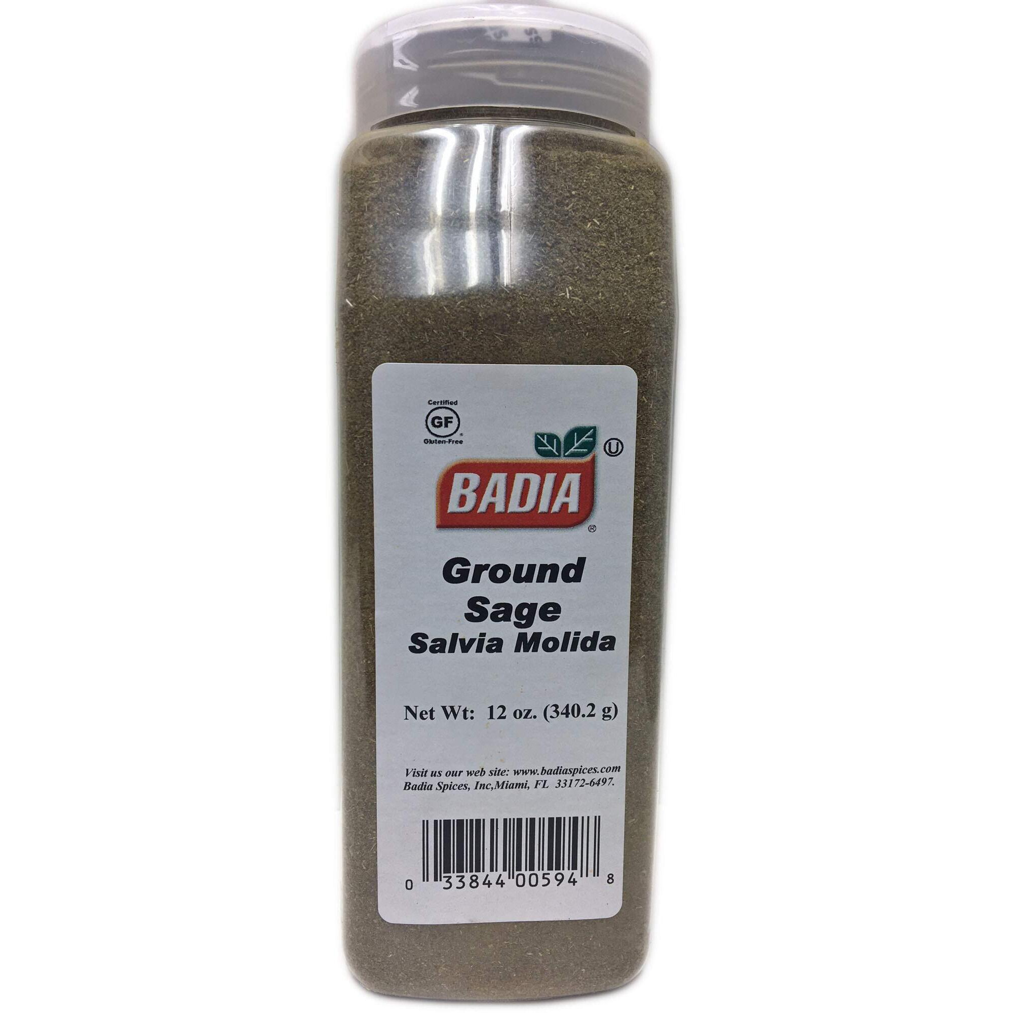 12 Oz Bottle Sage Ground Powder/Salvia Molida En Polvo Kosher
