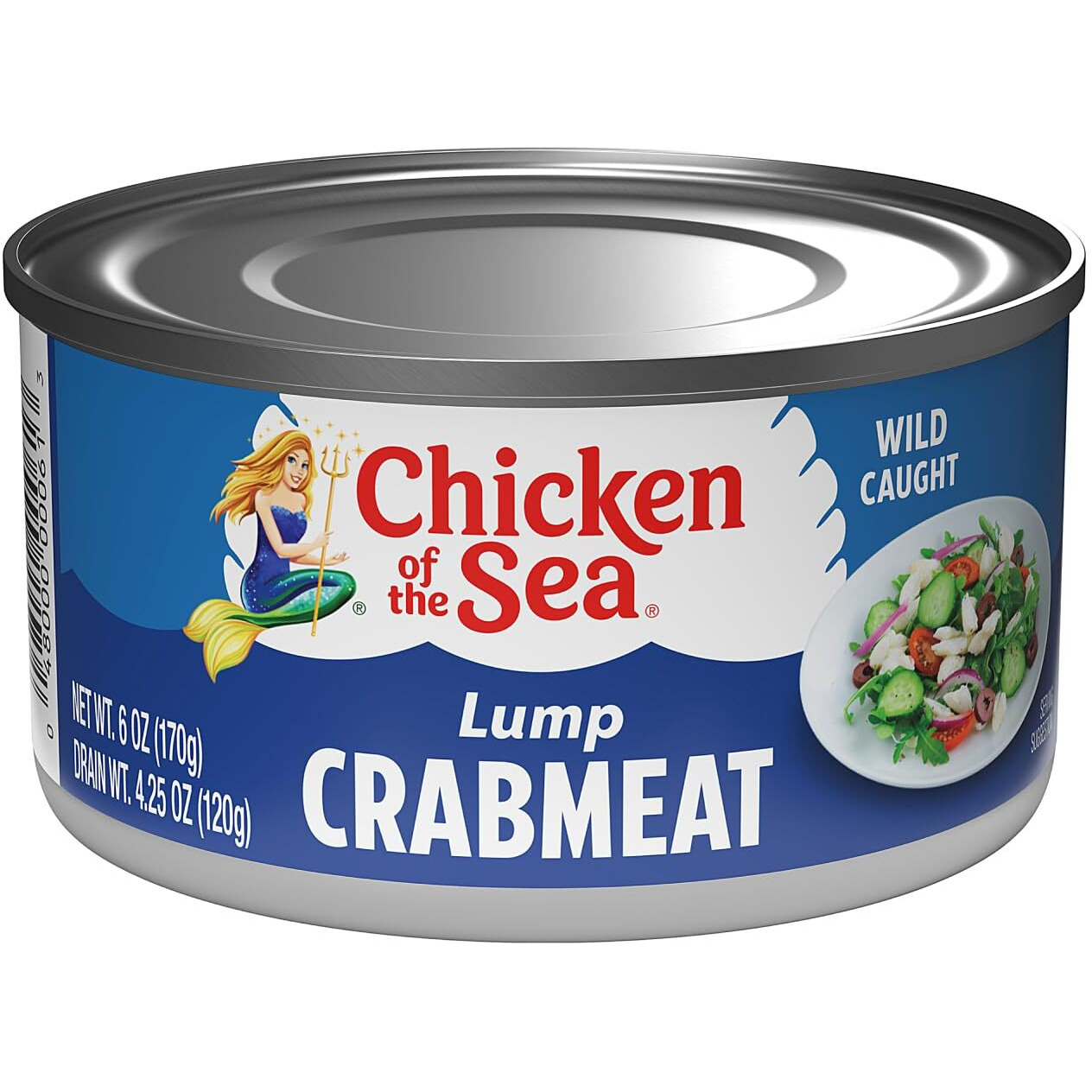 Chicken Of The Sea Lump Crab Meat, 6 Ounce Cans (Pack Of 12), High In Calcium, Wild Caught Canned Lump Crabmeat
