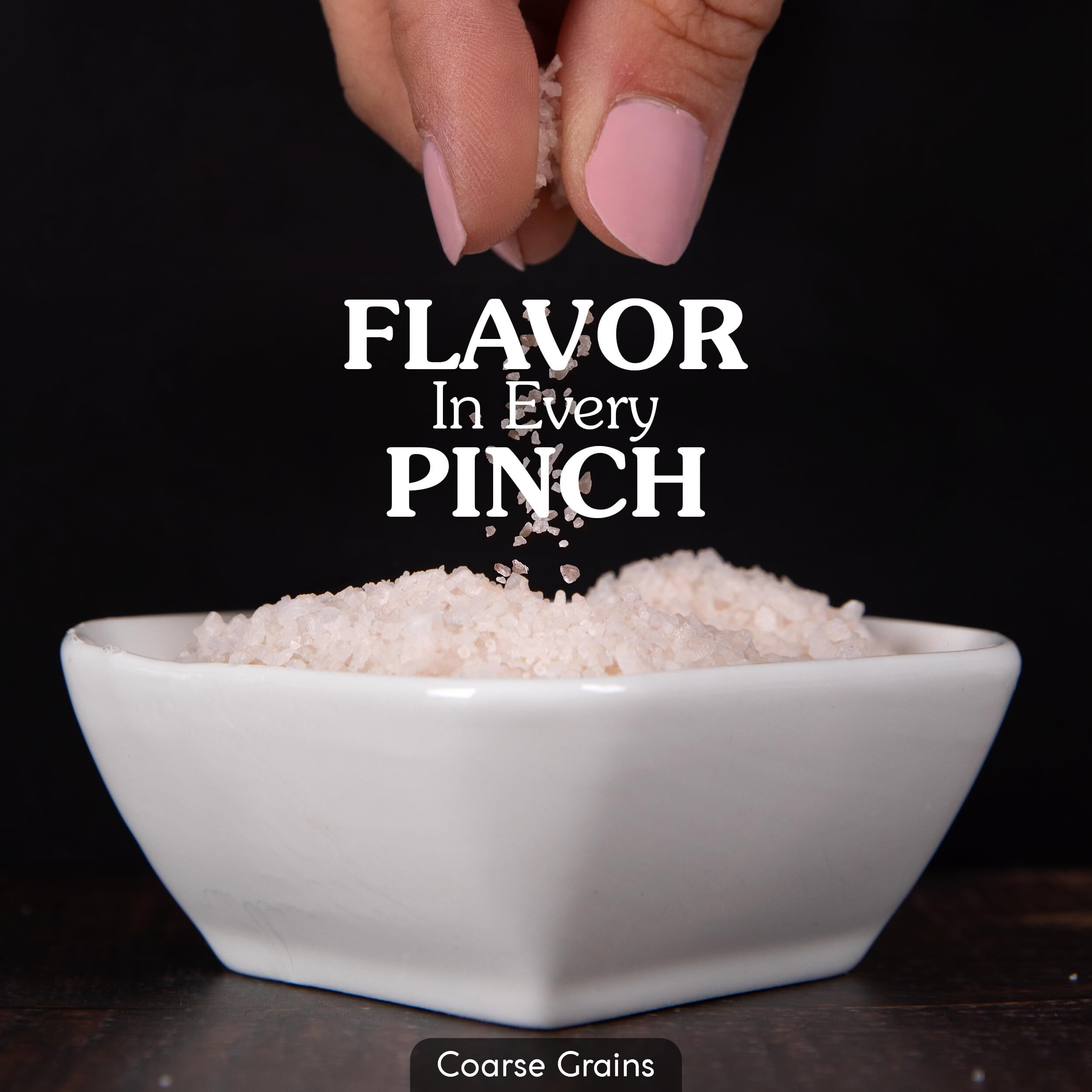 Only Ancient Spring Salt From Andes Mountains, Coarse Grain Rock & Sea Salt Hybrid With High Mineral Content, Kosher Salt For Cooking, Electrolyte Drinks & Healthy Lifestyle, 7 Oz Bag