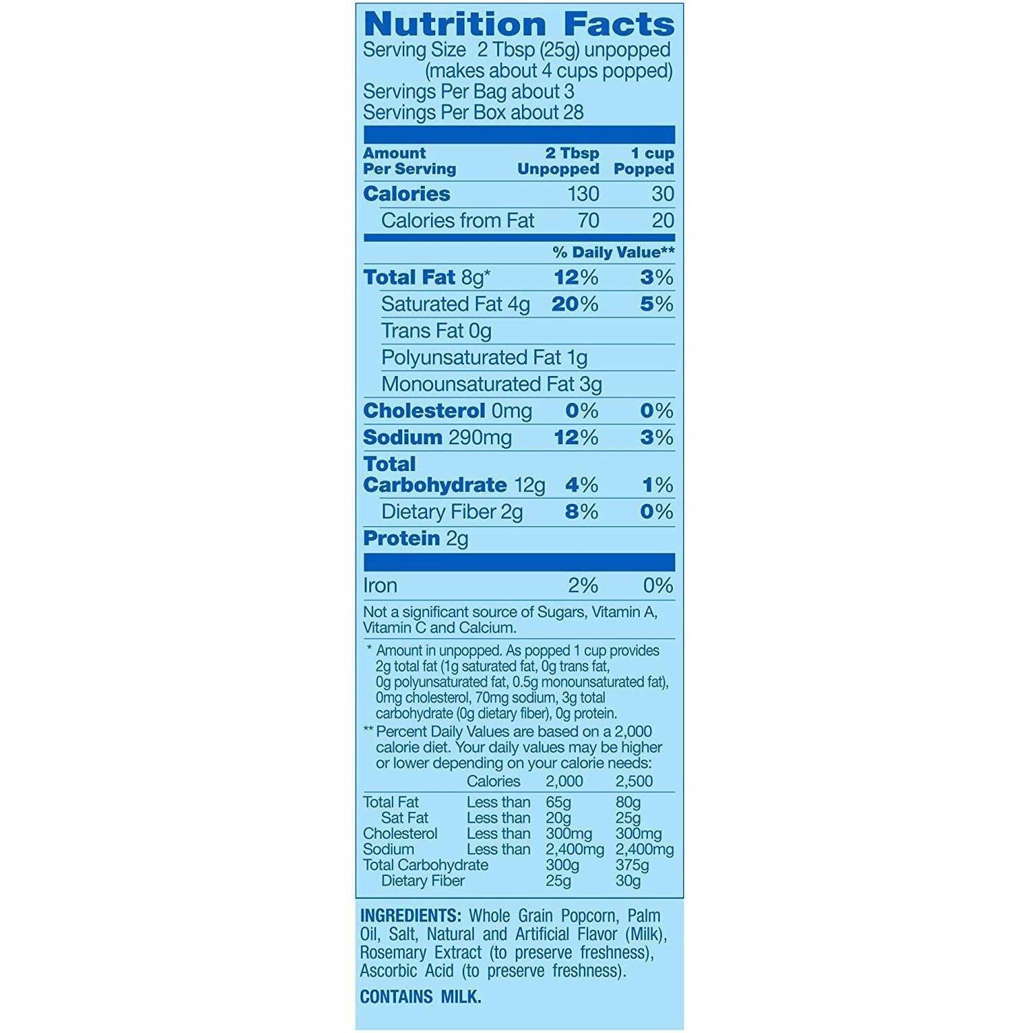 Pop Secret Popcorn, Homestyle, 10-Count Box (32 Ounces)