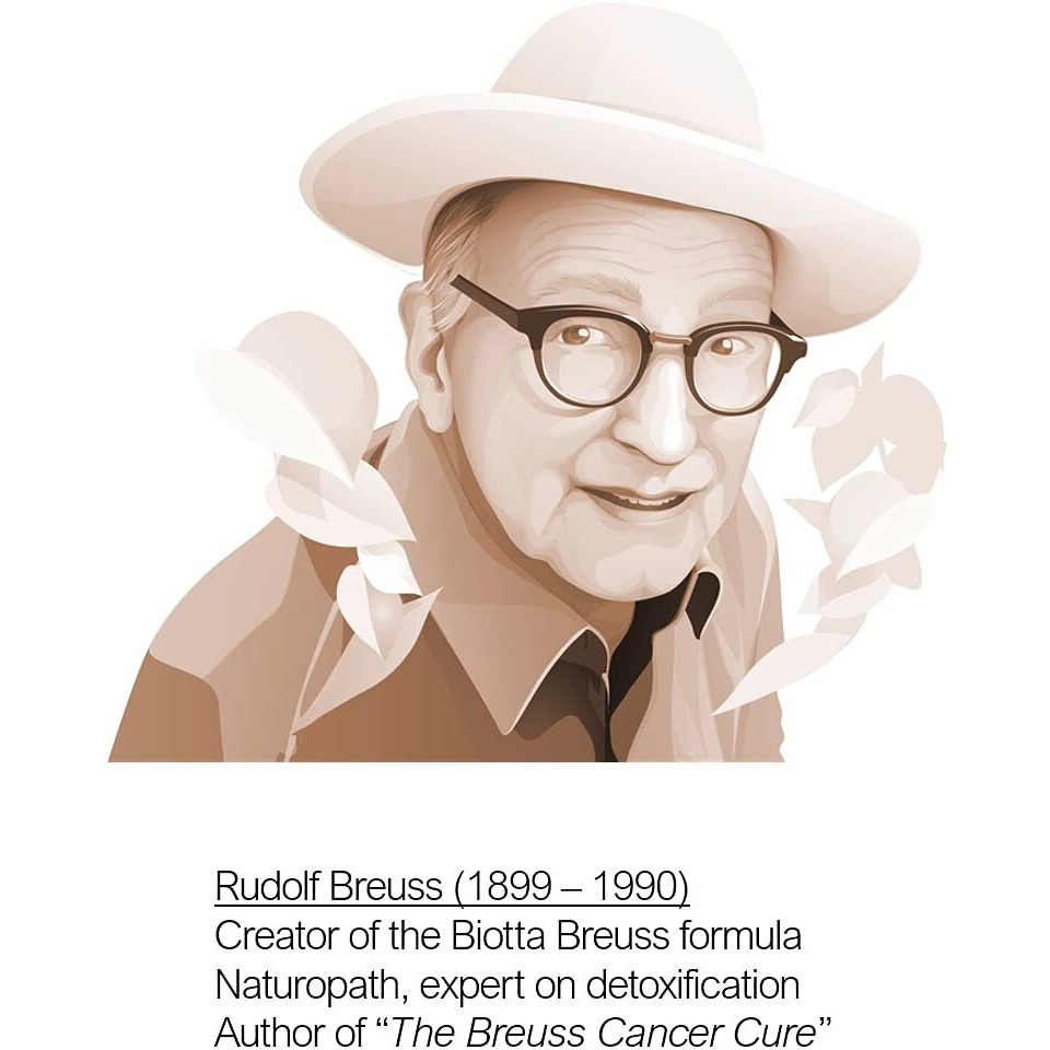 Biotta Organic Breuss Juice - 100% Juice Superfood- Help Improve Overall Wellness - Excellent Source Of Potassium (16.9 Fl Oz, Pk Of 6) (Breuss Vegetable)