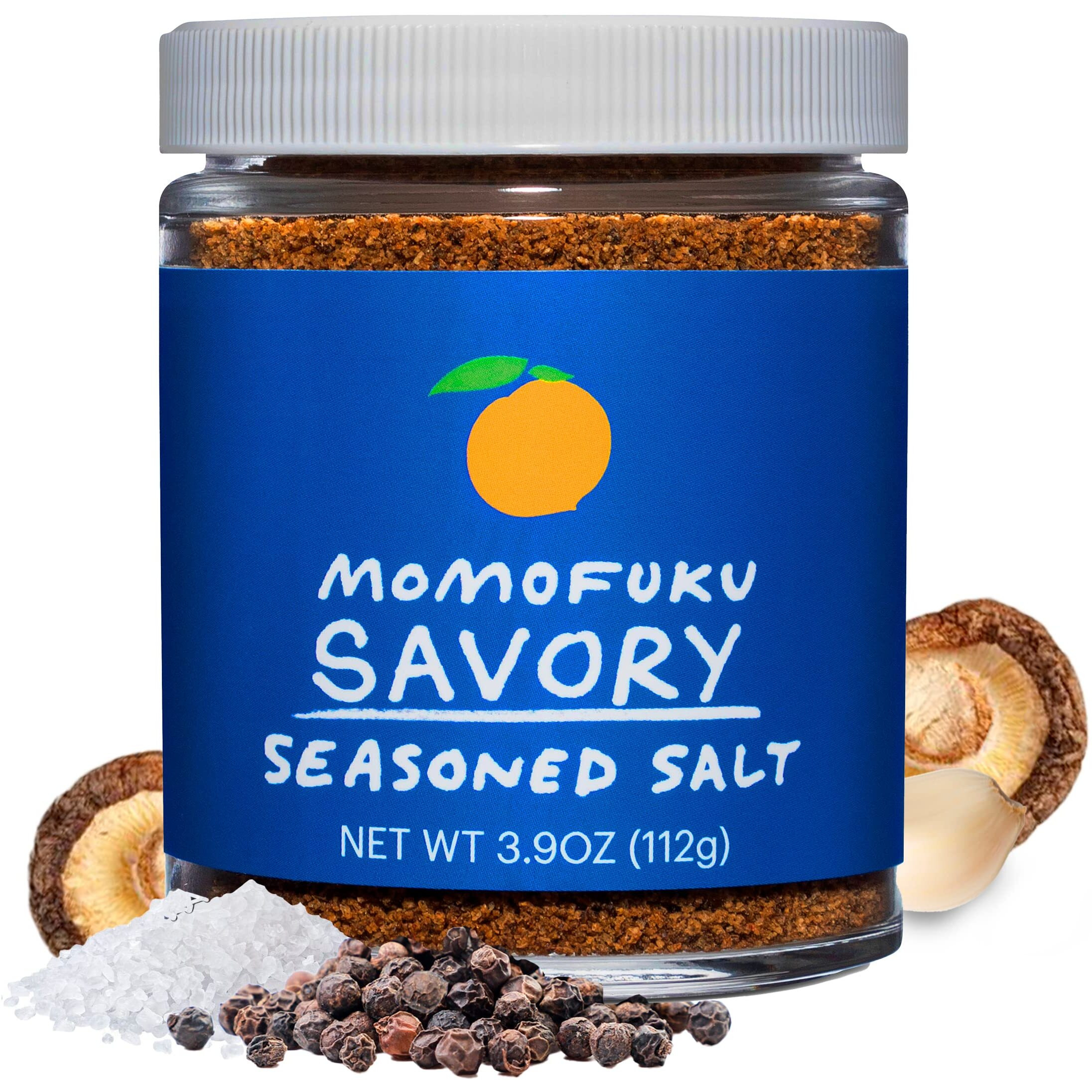 Momofuku Savory Seasoned Salt By David Chang, (4 Ounces), Umami Seasoning For Meat & Vegetables, Supercharged Salt & Pepper, Chef Made For Cooking, Extra Umami Boost