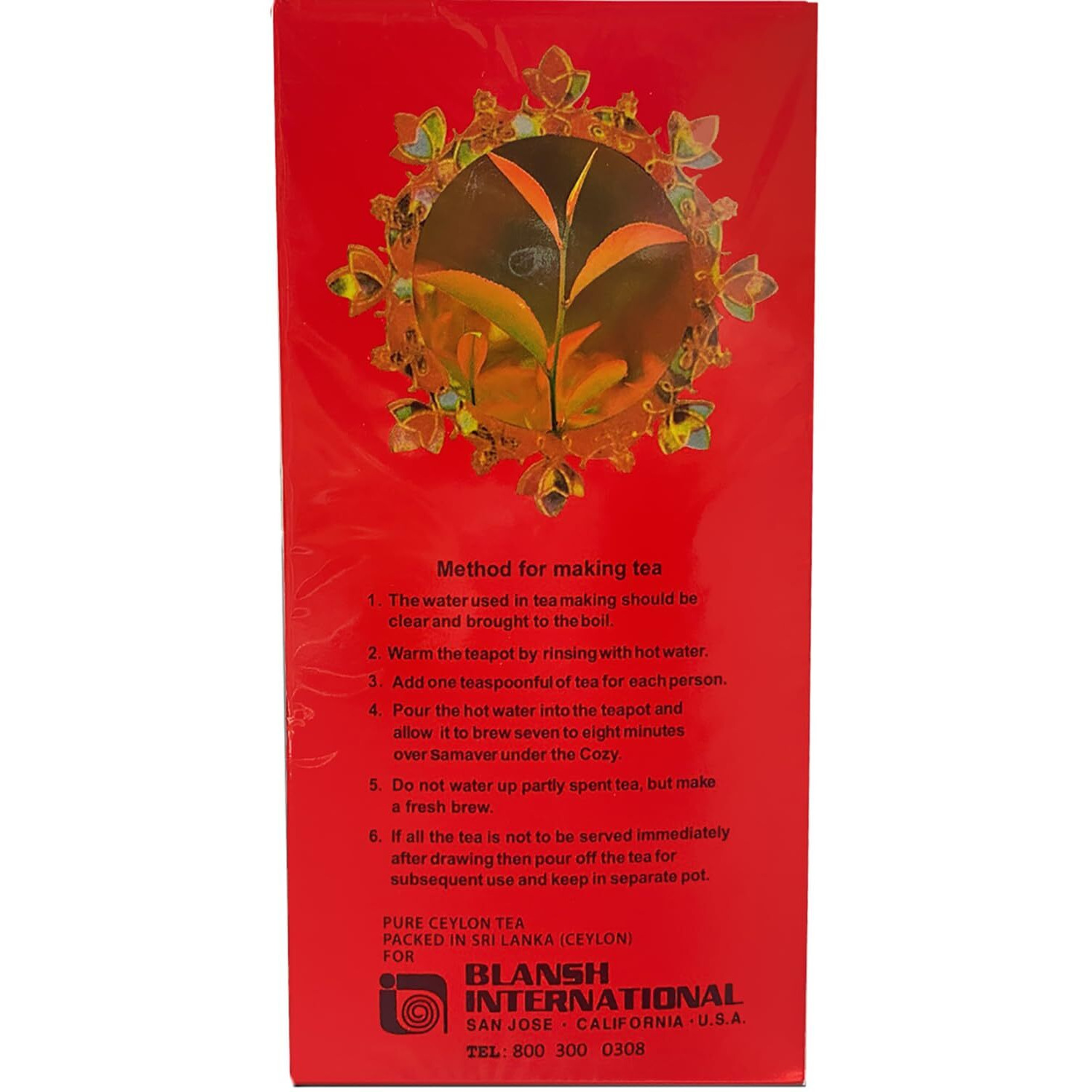 Zarrin - Pure Ceylon Tea Opa, Orange Pekoe A, 1Lb (454G), Loose Leaf Tea