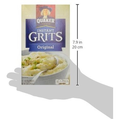 Quaker, Instant Grits, Original, 10 Count, 9.8Oz Box (Pack Of 3)